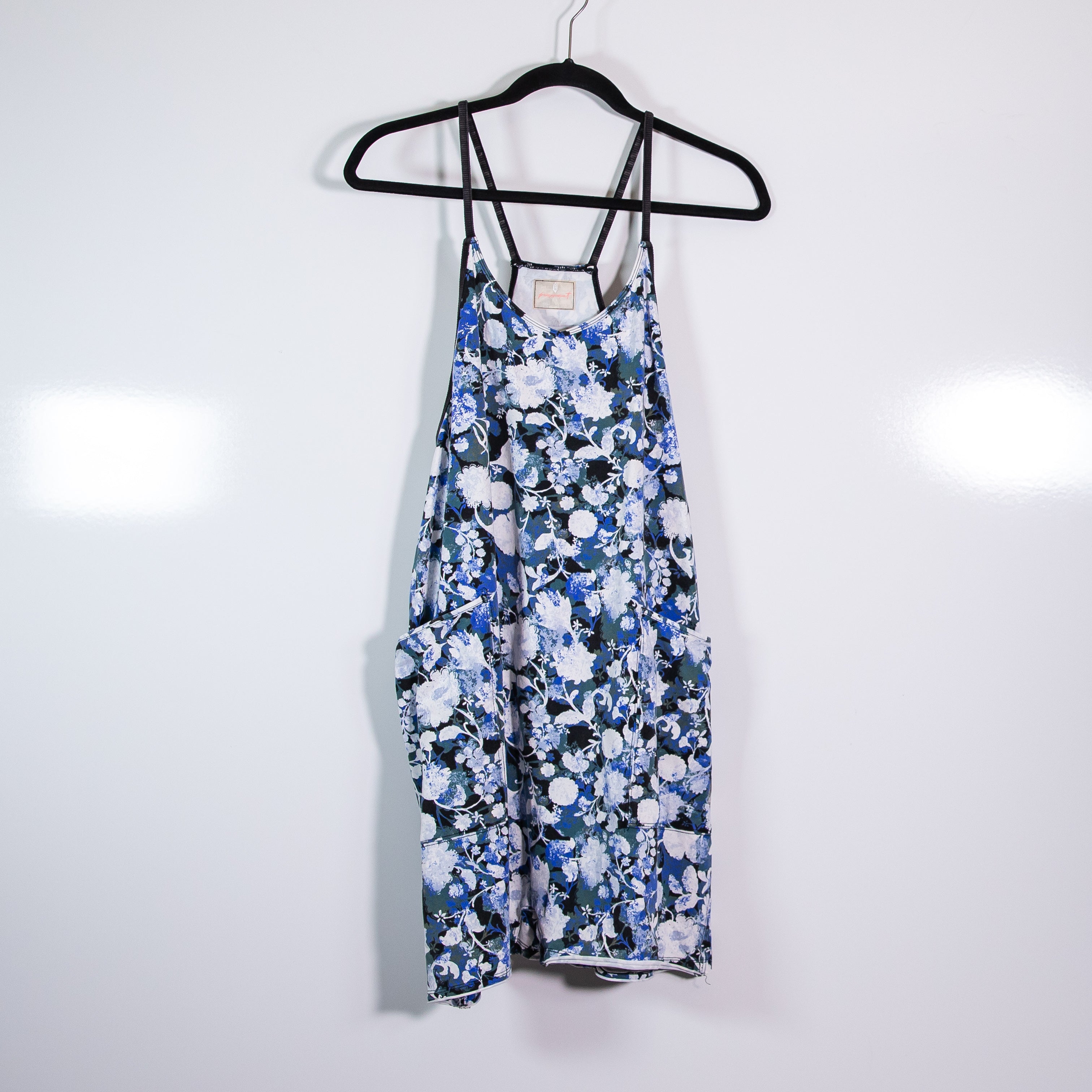 Free People FP Movement Hot Shot Mini Romper Printed Forest Floral Combo Small