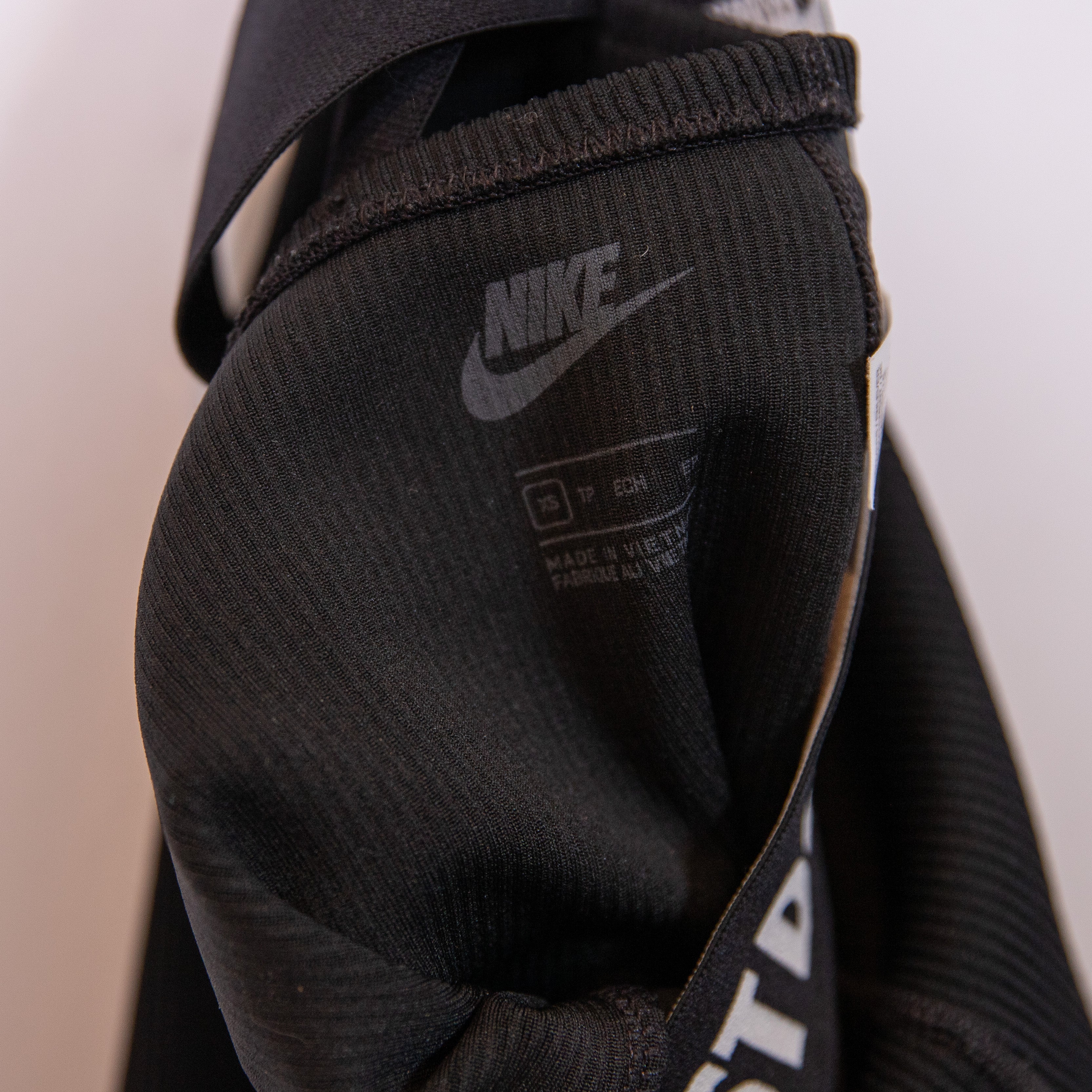 Nike Sportswear Women's JDI Ribbed Knit Stretch Cut Out Leggings Pants Black XS