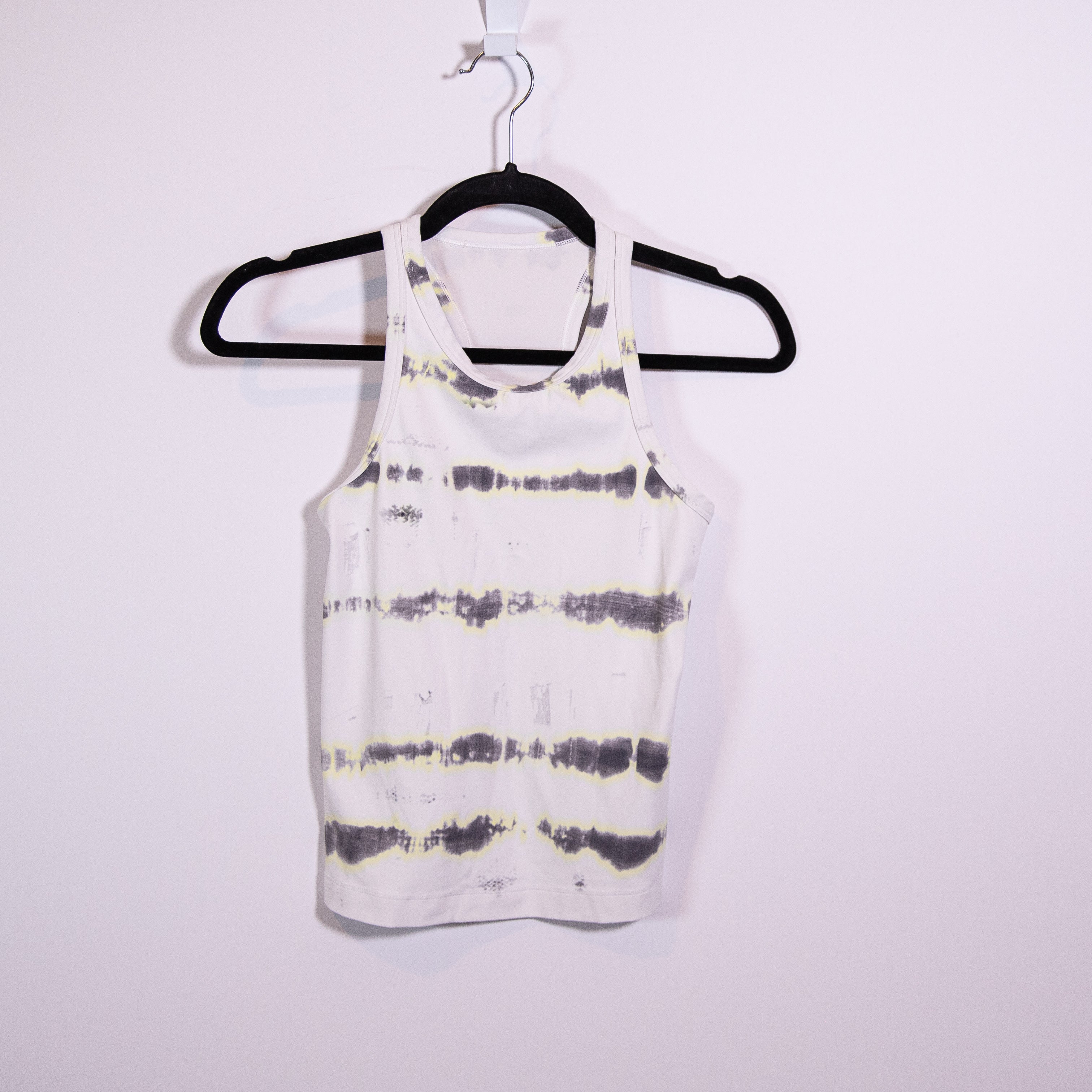 Lululemon Women's Align Waist-Length Racerback Tank Top Transverse Yellow Multi