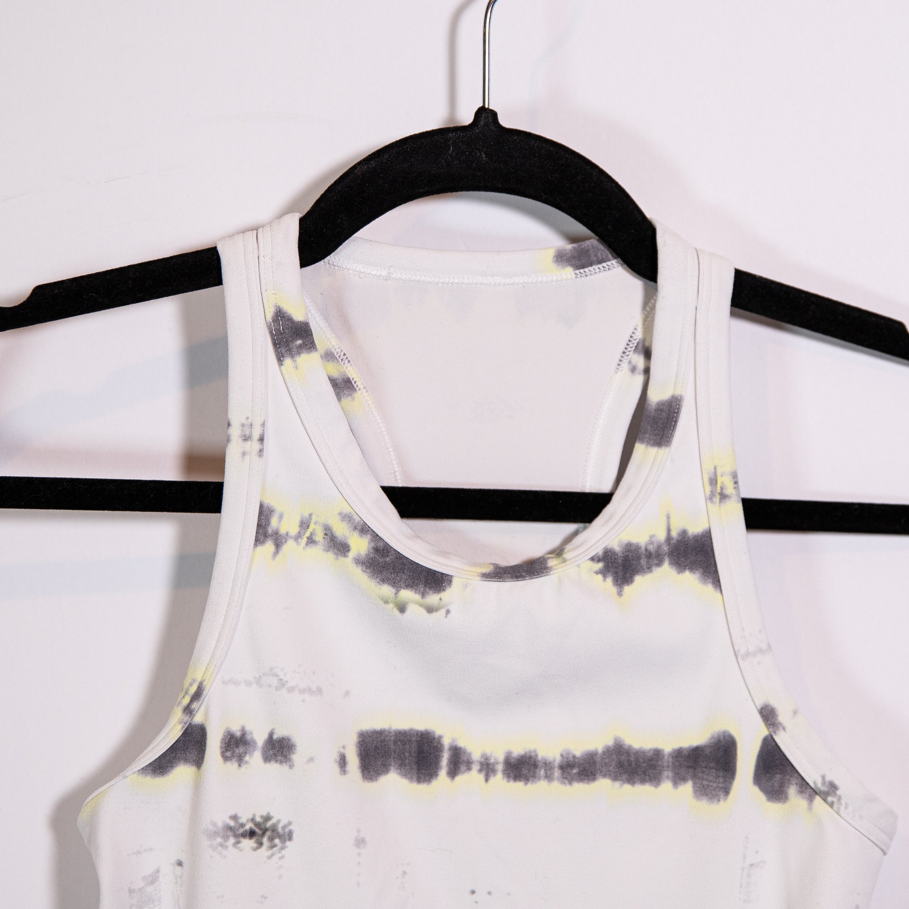 Lululemon Women's Align Waist-Length Racerback Tank Top Transverse Yellow Multi