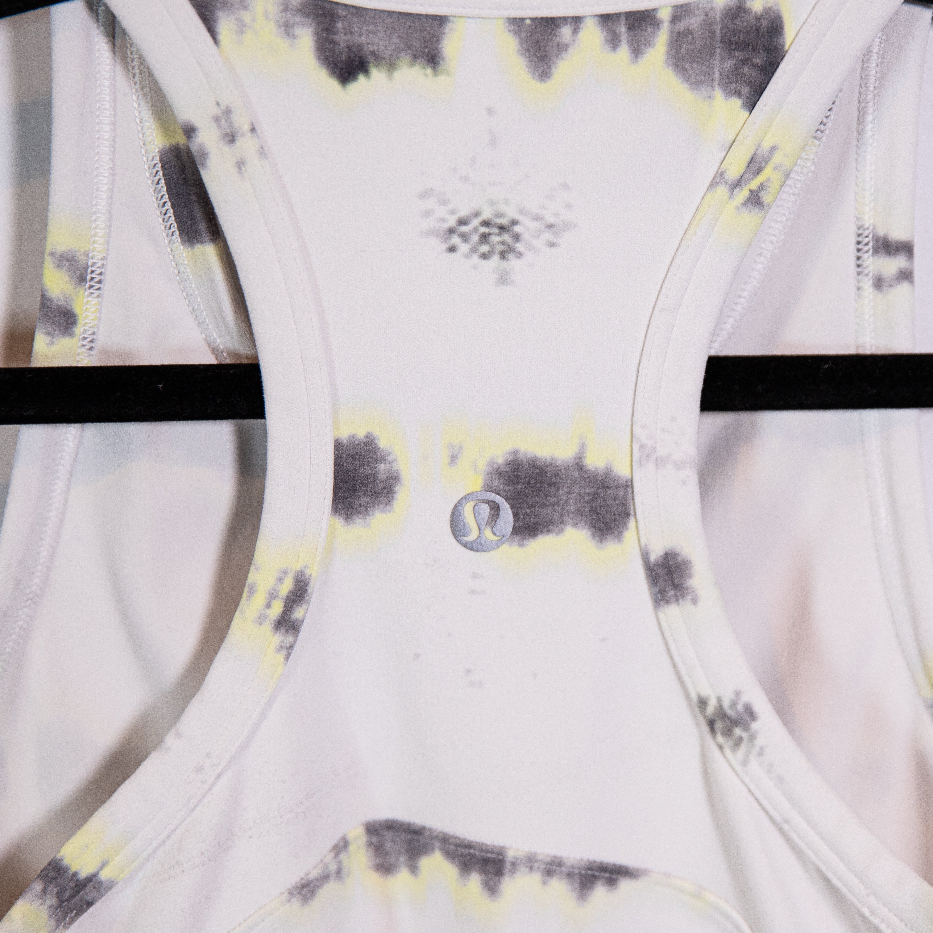 Lululemon Women's Align Waist-Length Racerback Tank Top Transverse Yellow Multi