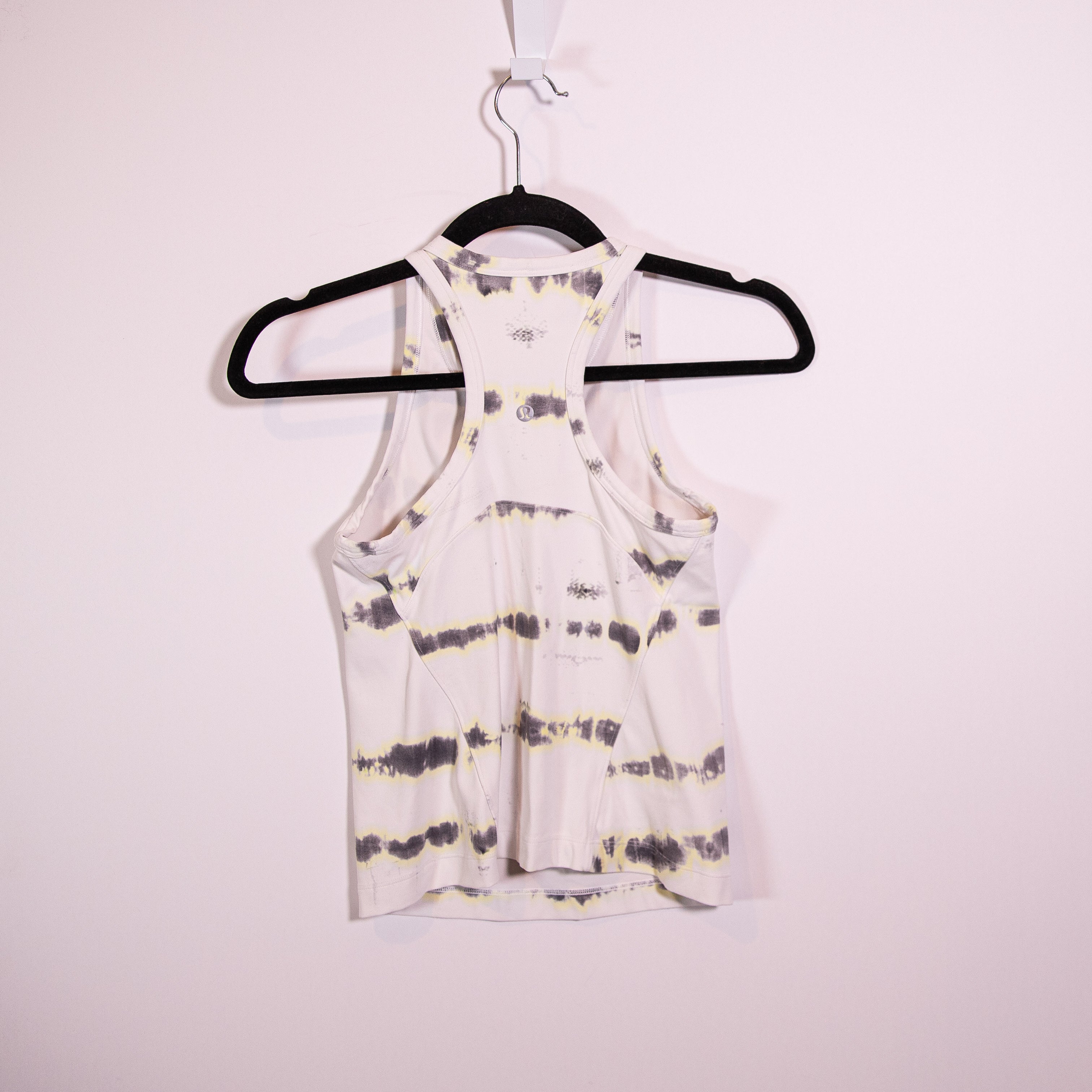 Lululemon Women's Align Waist-Length Racerback Tank Top Transverse Yellow Multi