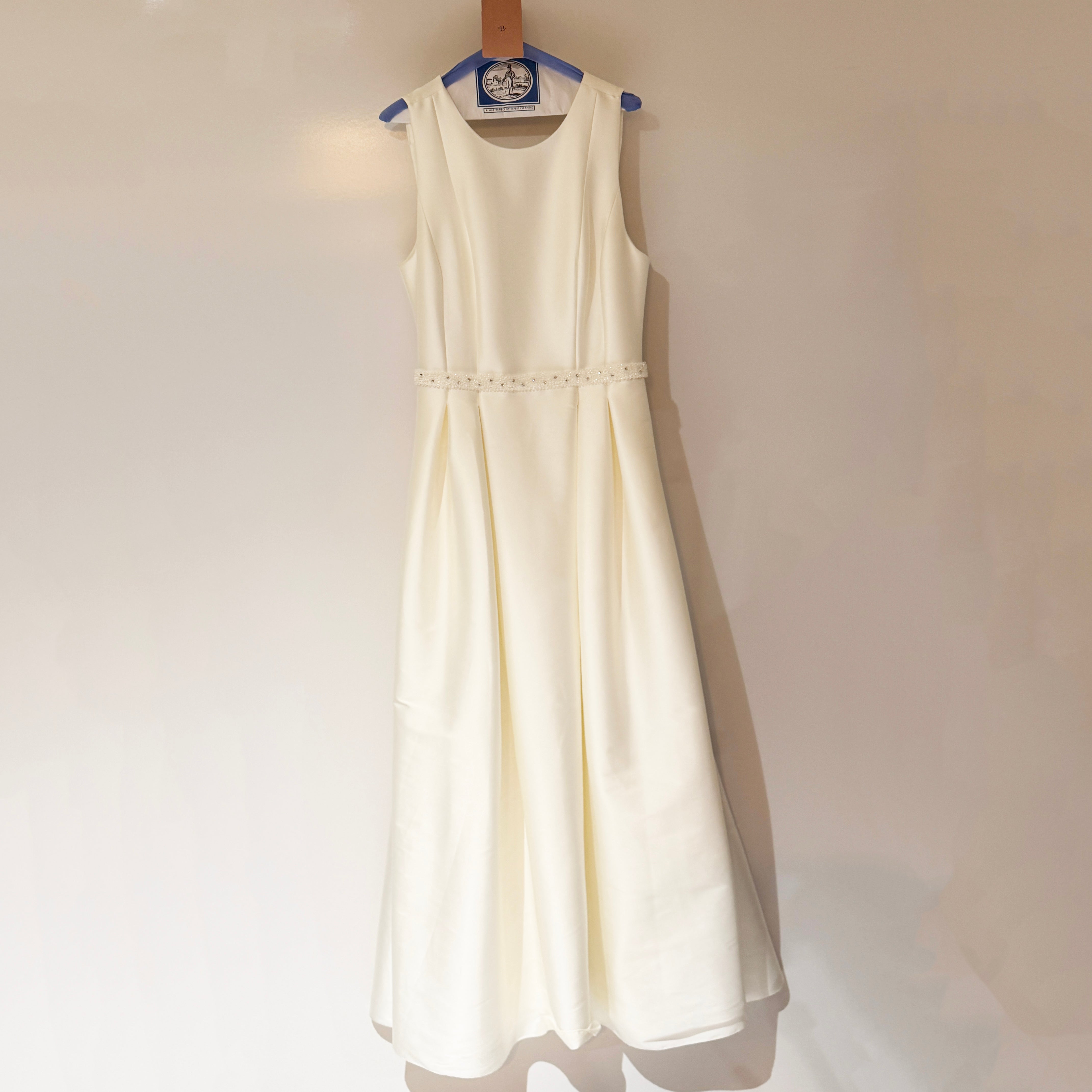 Sachin & Babi Kathryn Satin Beaded Crystal Embellished Fit Flare Gown Dress 10