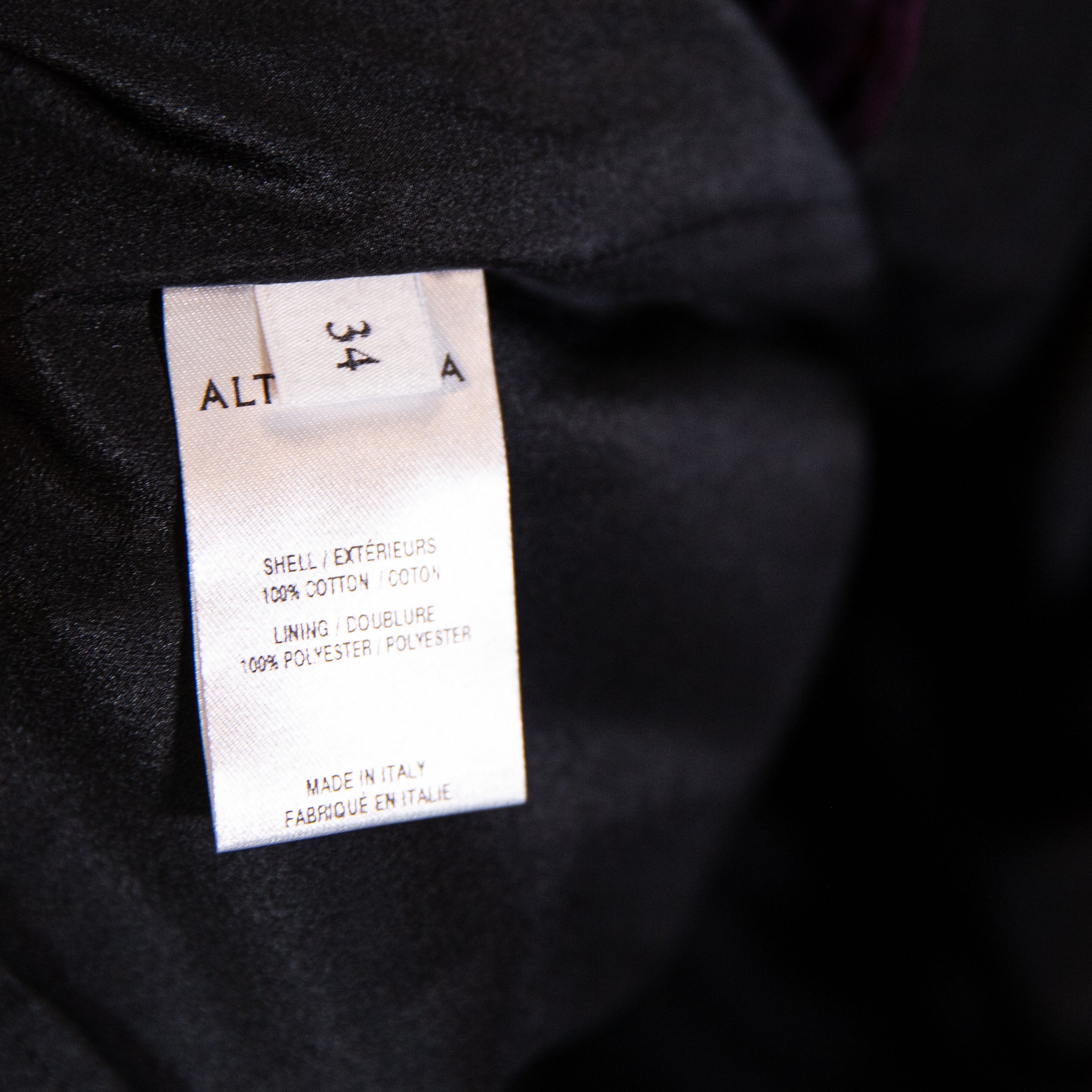 Altuzarra Carter Cotton Velvet Velour Ribbed Sleeveless Button Front Mini Dress