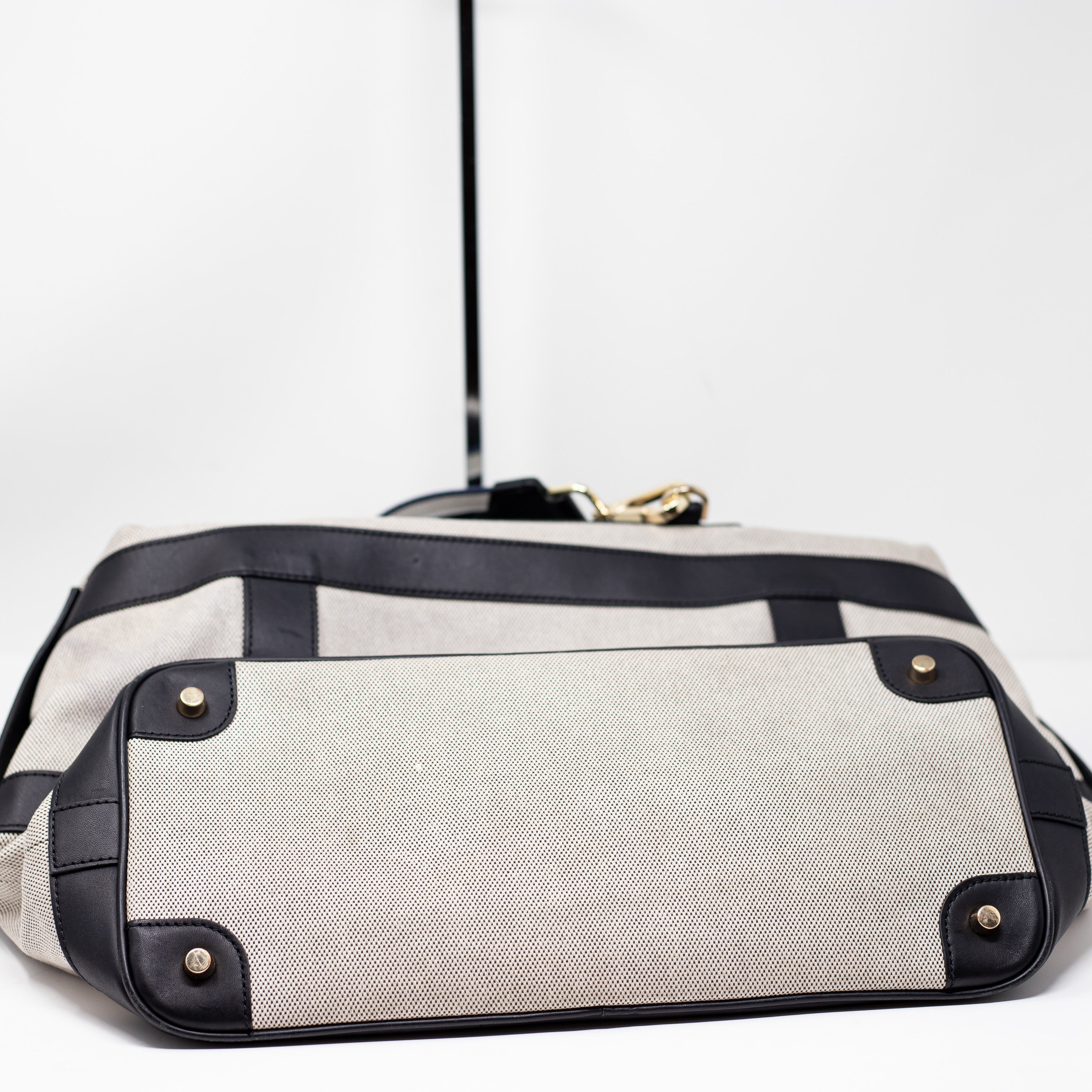 Paravel Recycled Canvas Vegan Leather Weekend Getaway Bag with Trolley Sleeve