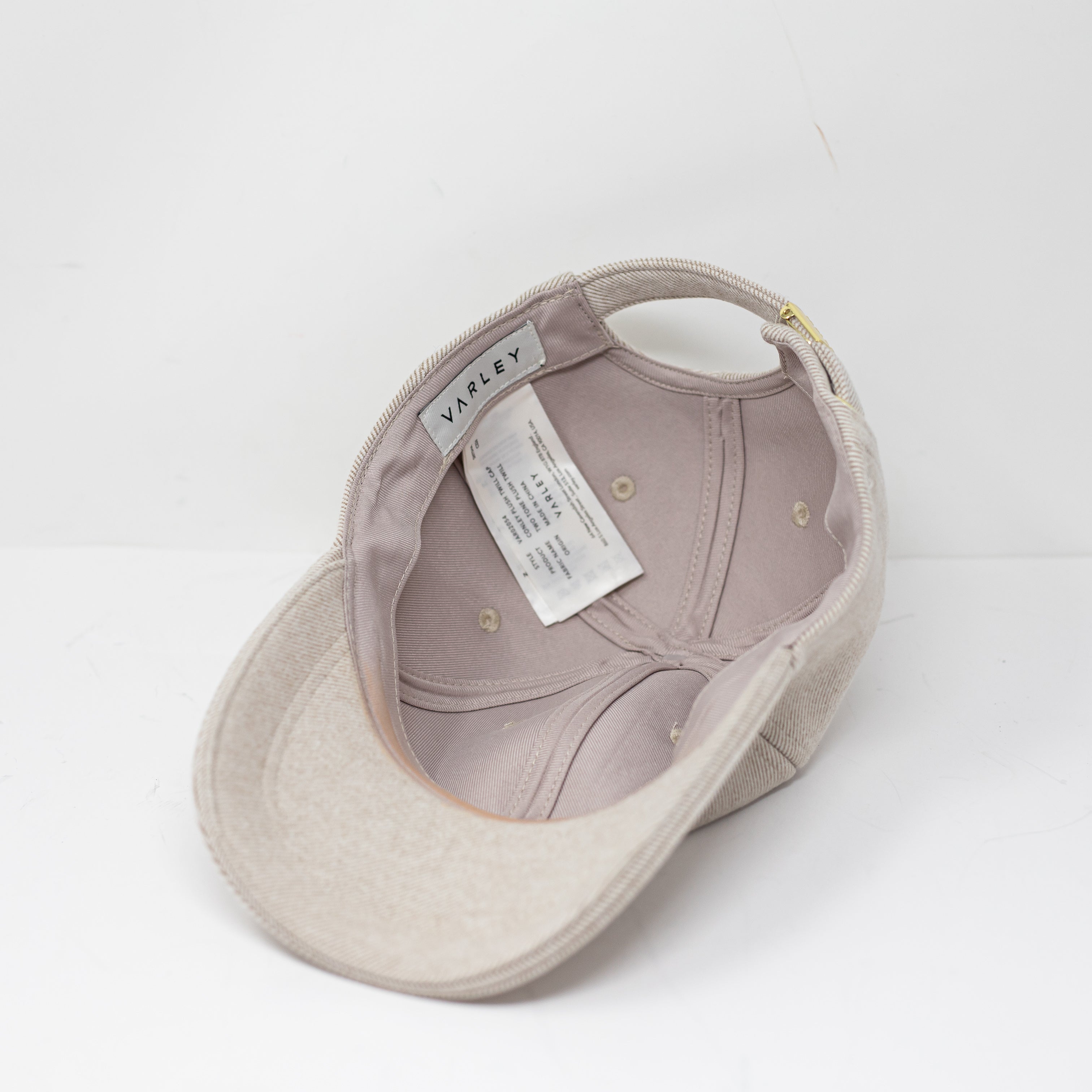 Varley Conley Plush Twill Baseball Hat Cap Accessory Two Tone Neutral