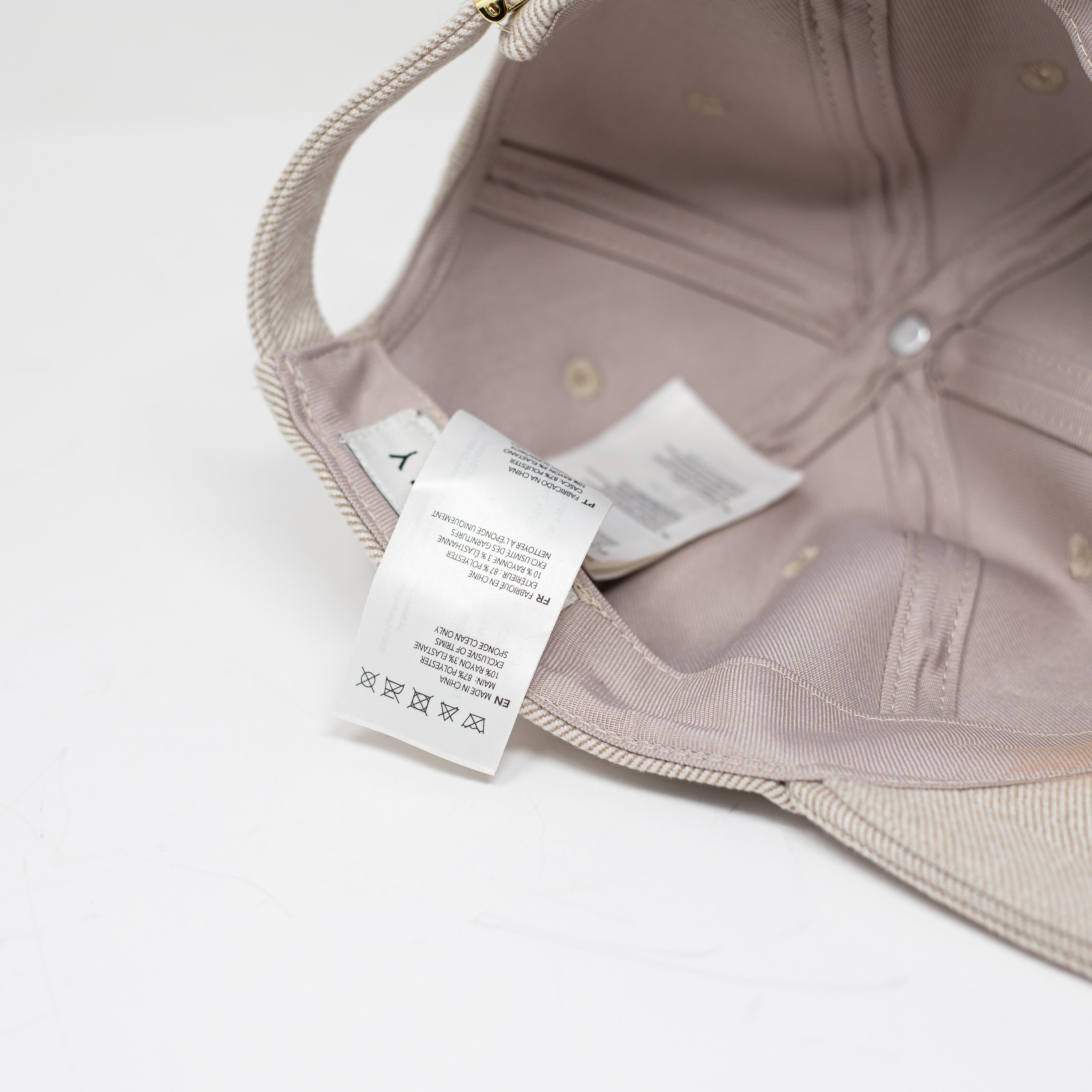 Varley Conley Plush Twill Baseball Hat Cap Accessory Two Tone Neutral