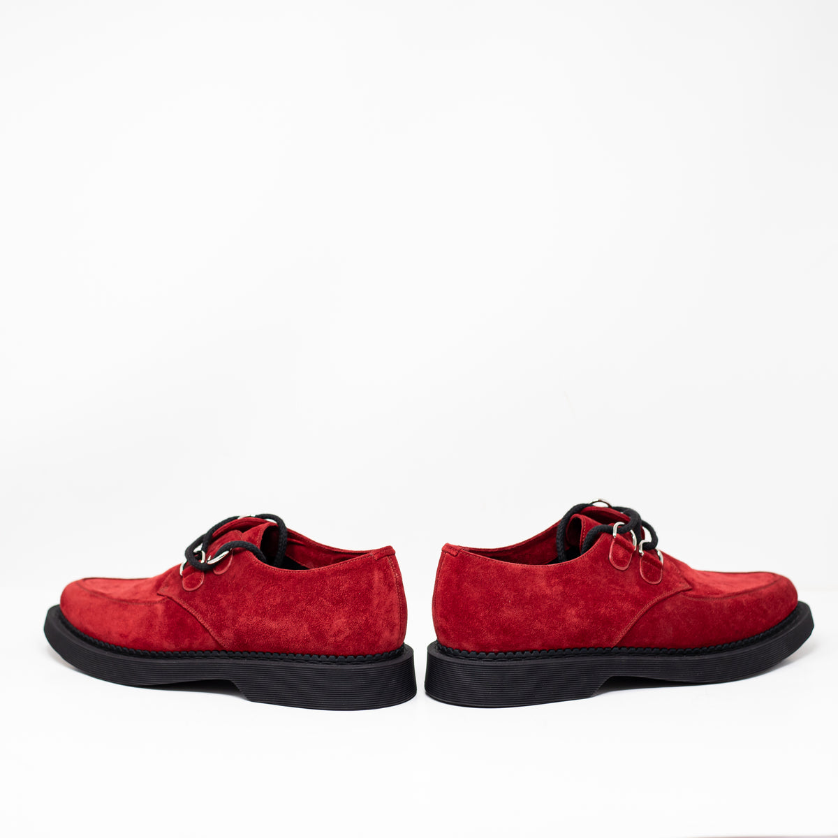 NEW Saint Laurent Teddy 10 Derby Genuine Suede Leather Lace Up Loafers Shoes 9