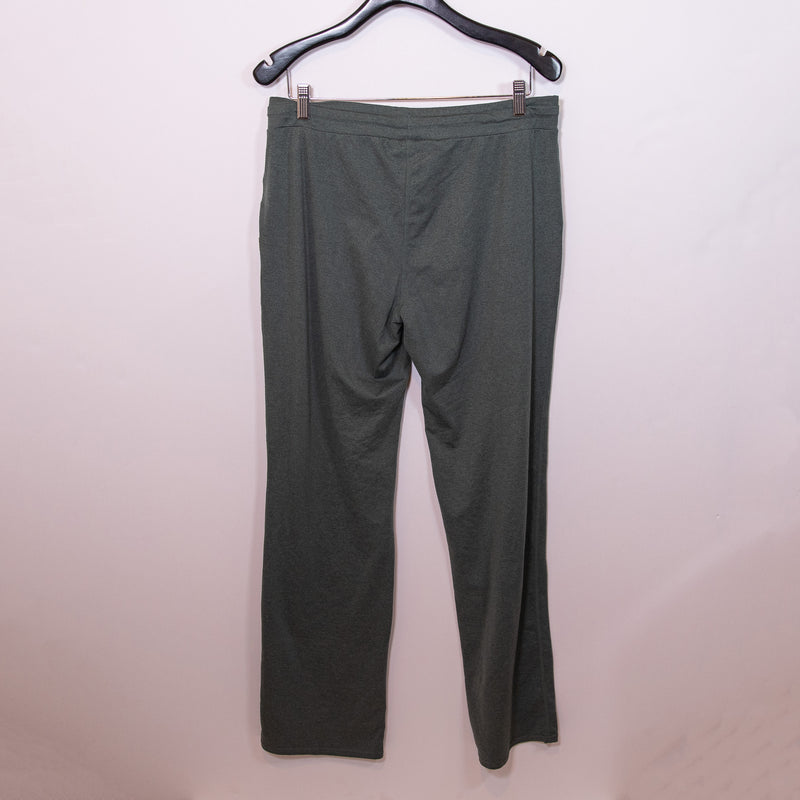 Vuori Women's Halo Wide Leg Flare Dreamknit Casual Lounge Pants Heather Green L