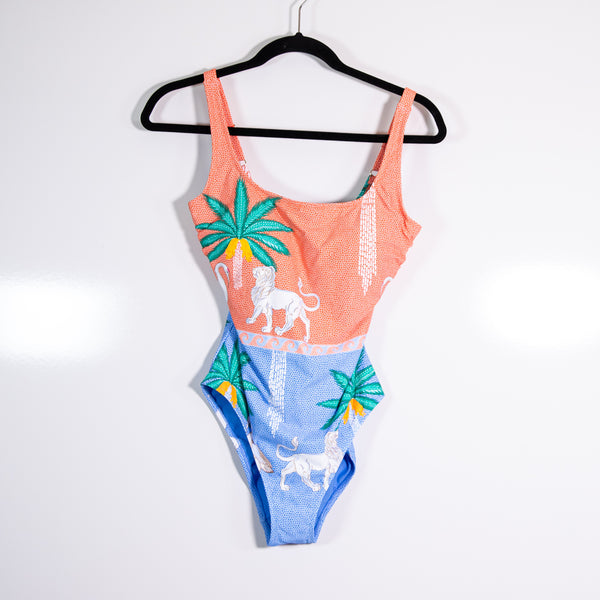 NEW Johnny Was x Paolita Tank One Piece Swimming Bathing Suit Circes Garden S