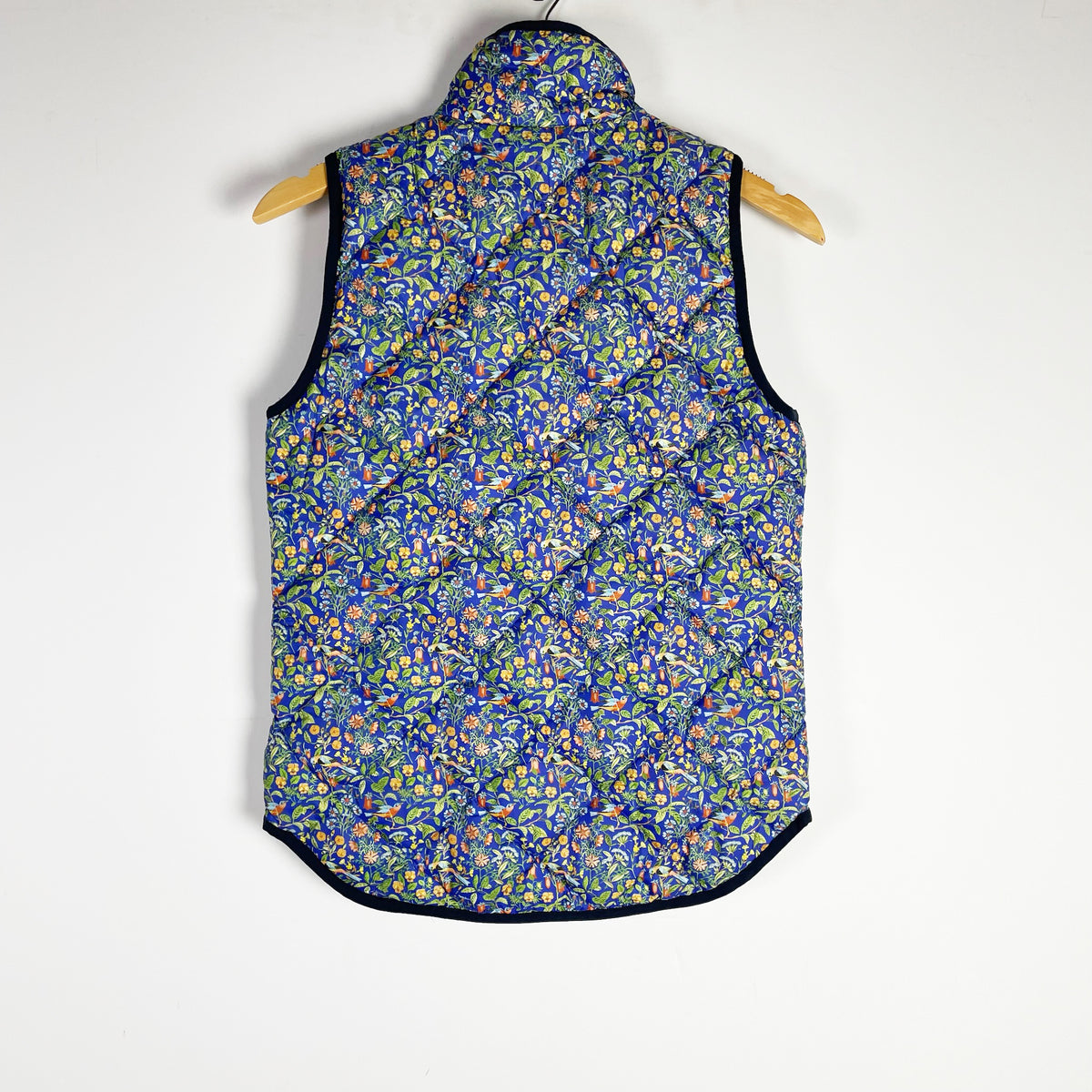 J. Crew x Liberty Fabric Women's Excursion Full Zip Sleeveless Floral Vest XXS