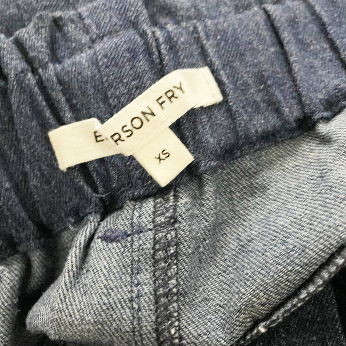 Emerson Fry Tulip Wide Leg Organic Cotton Mid Rise Denim Jeans Indigo XS