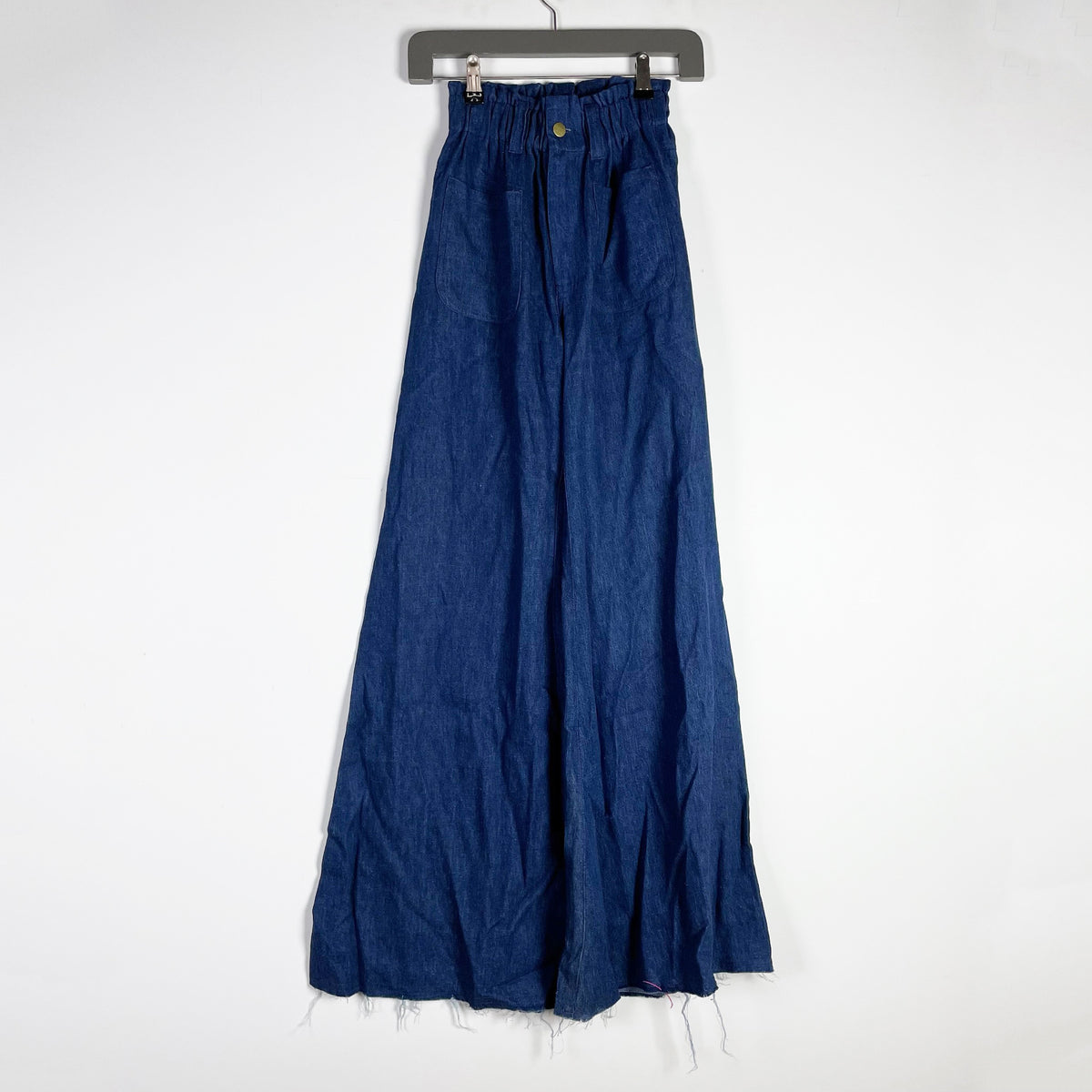 Emerson Fry Tulip Wide Leg Organic Cotton Mid Rise Denim Jeans Indigo XS