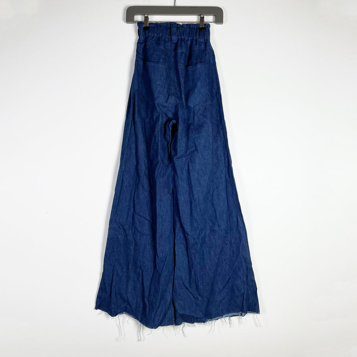Emerson Fry Tulip Wide Leg Organic Cotton Mid Rise Denim Jeans Indigo XS