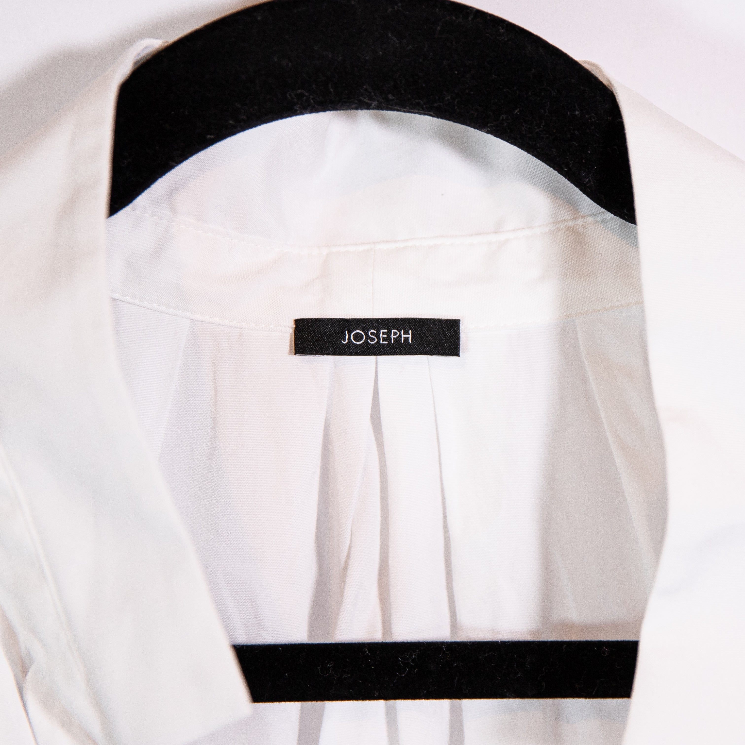 Joseph Orton Cotton Poplin Long Sleeve Bow Tie Neck Detail Blouse Shirt Top M
