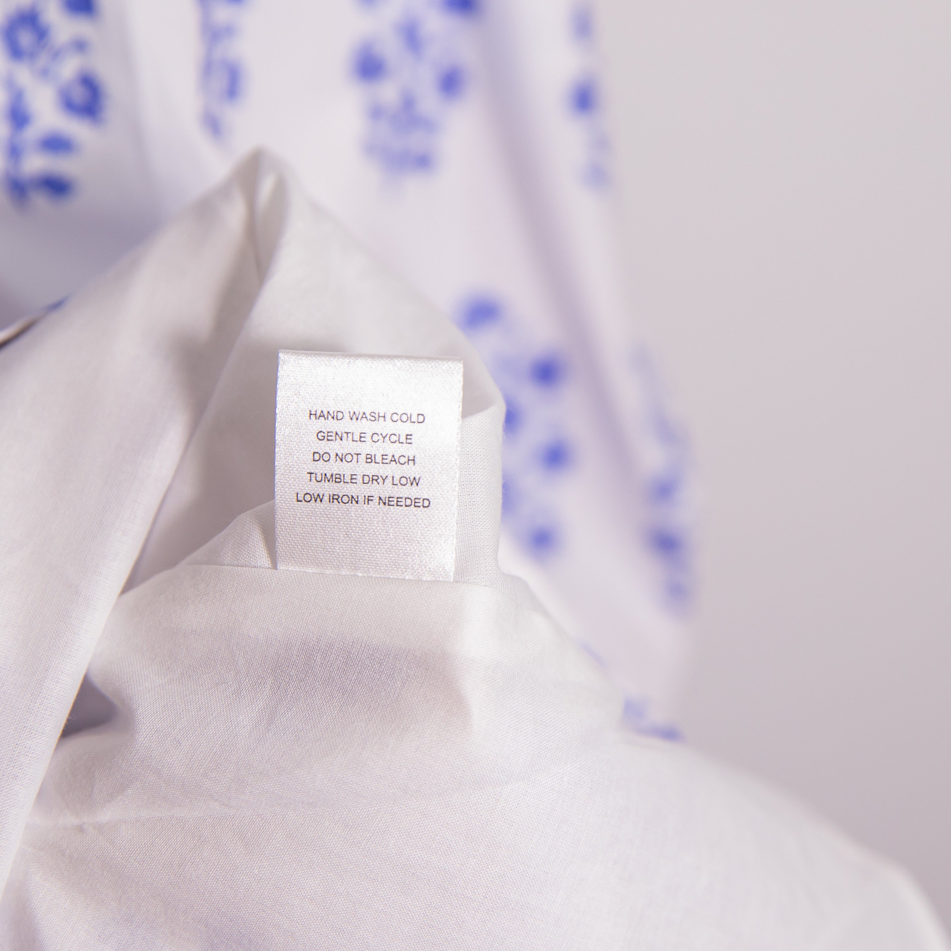 NEW Ivy City Palmer Cotton Poplin A Line Midi Dress Blue White Block Print Small