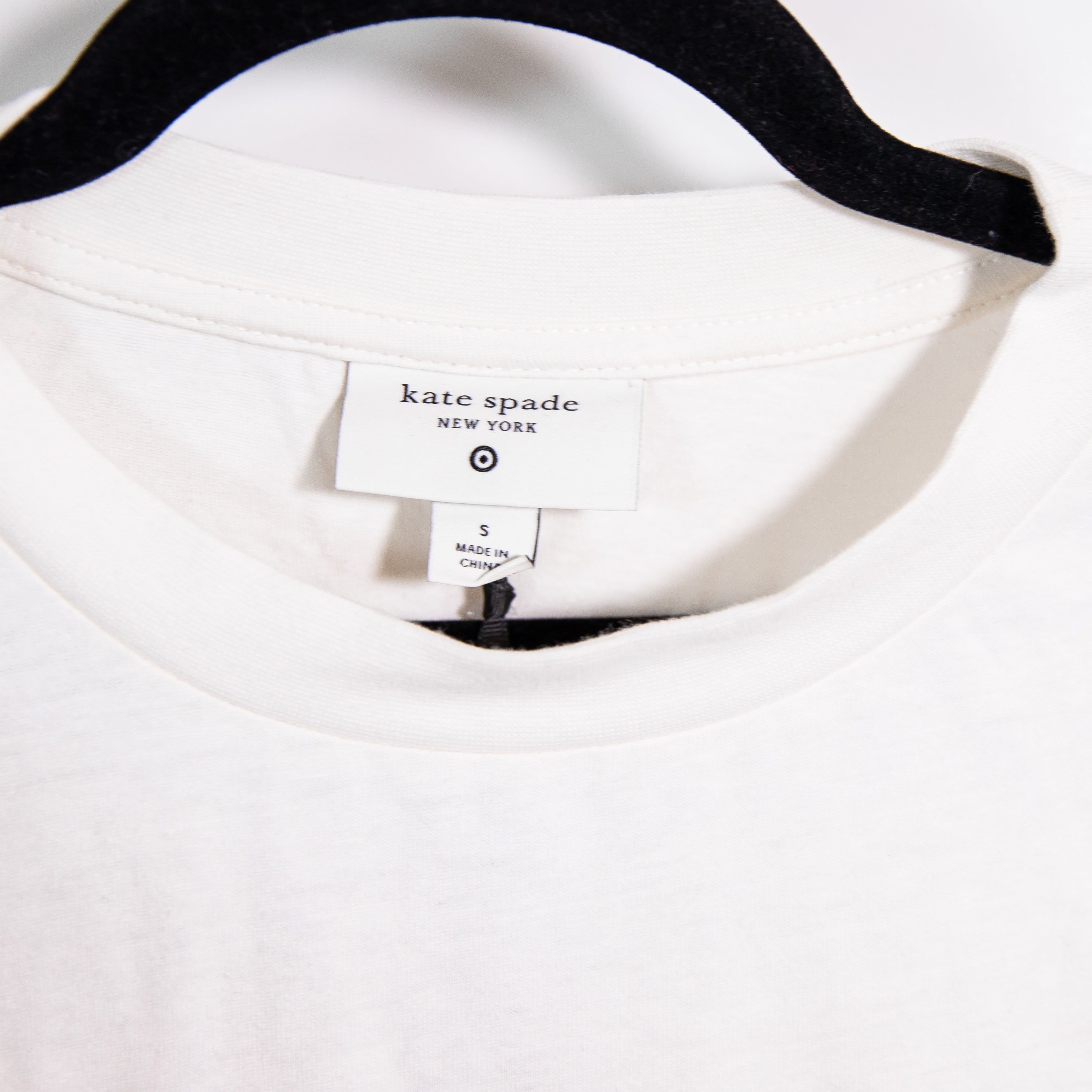 NEW Kate Spade x Target Dance Til Dawn Graphic Cotton Crew Neck Tee Shirt Top S