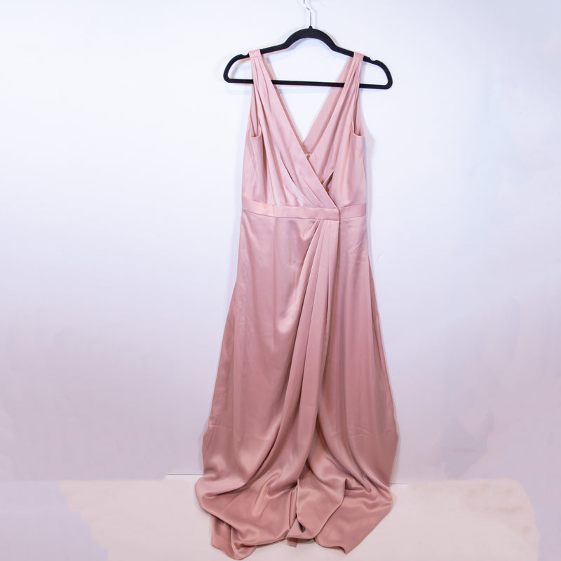 Ted Baker Florraa Sleeveless Wrap Satin Cocktail Evening Wedding Party Dress