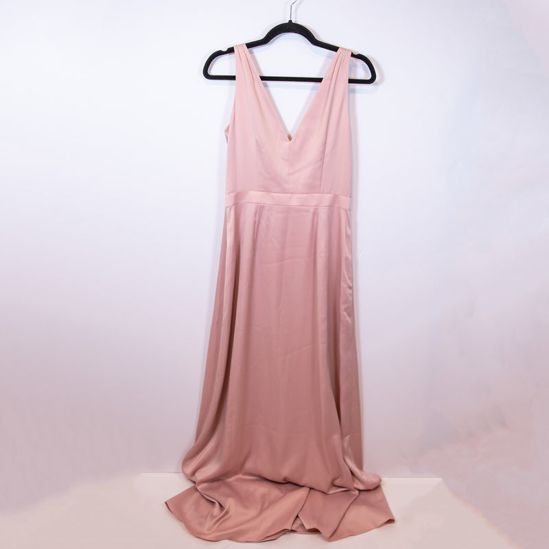 Ted Baker Florraa Sleeveless Wrap Satin Cocktail Evening Wedding Party Dress