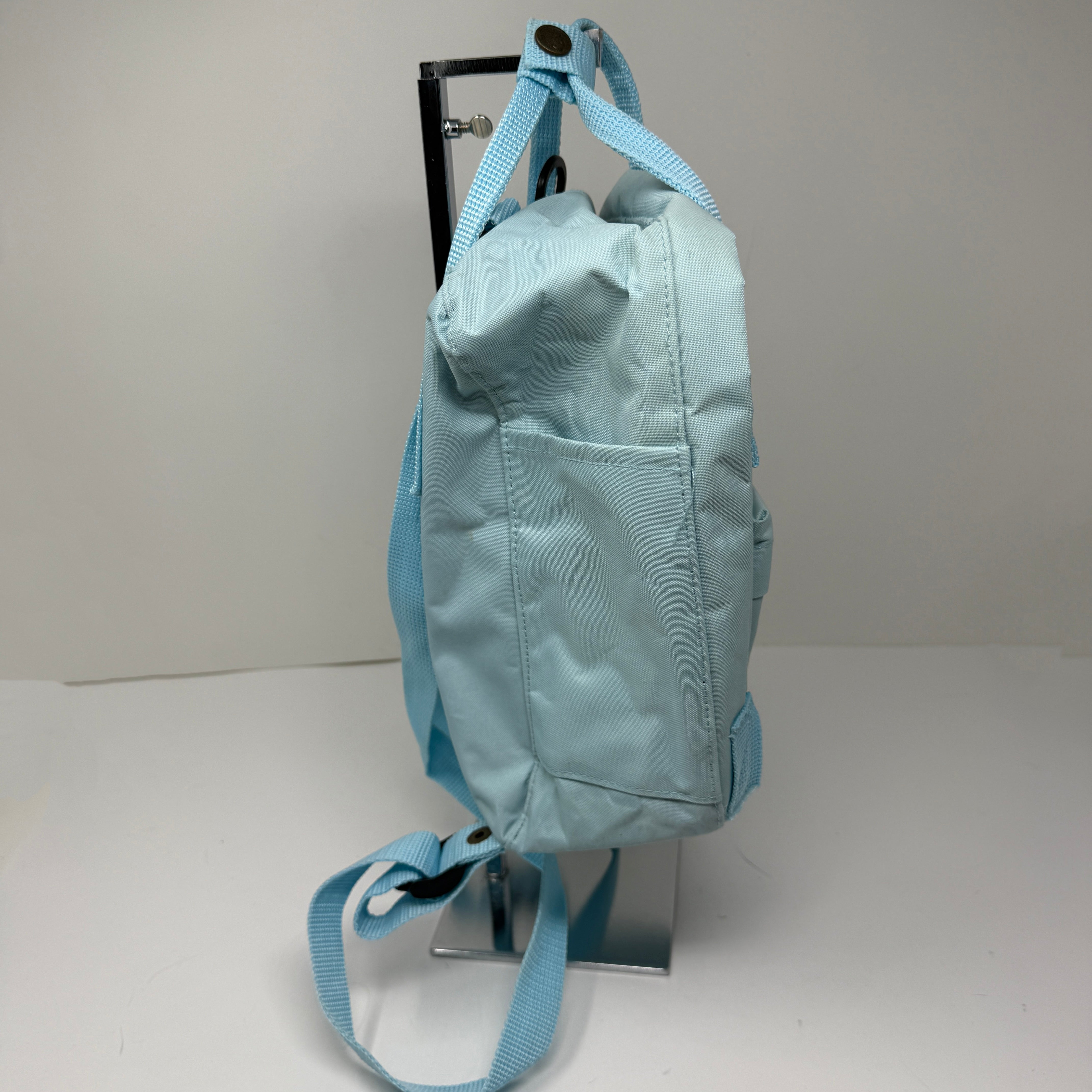 Fjallraven Kanken Woven Nylon School Work Commuter Travel Backpack Bag Blue