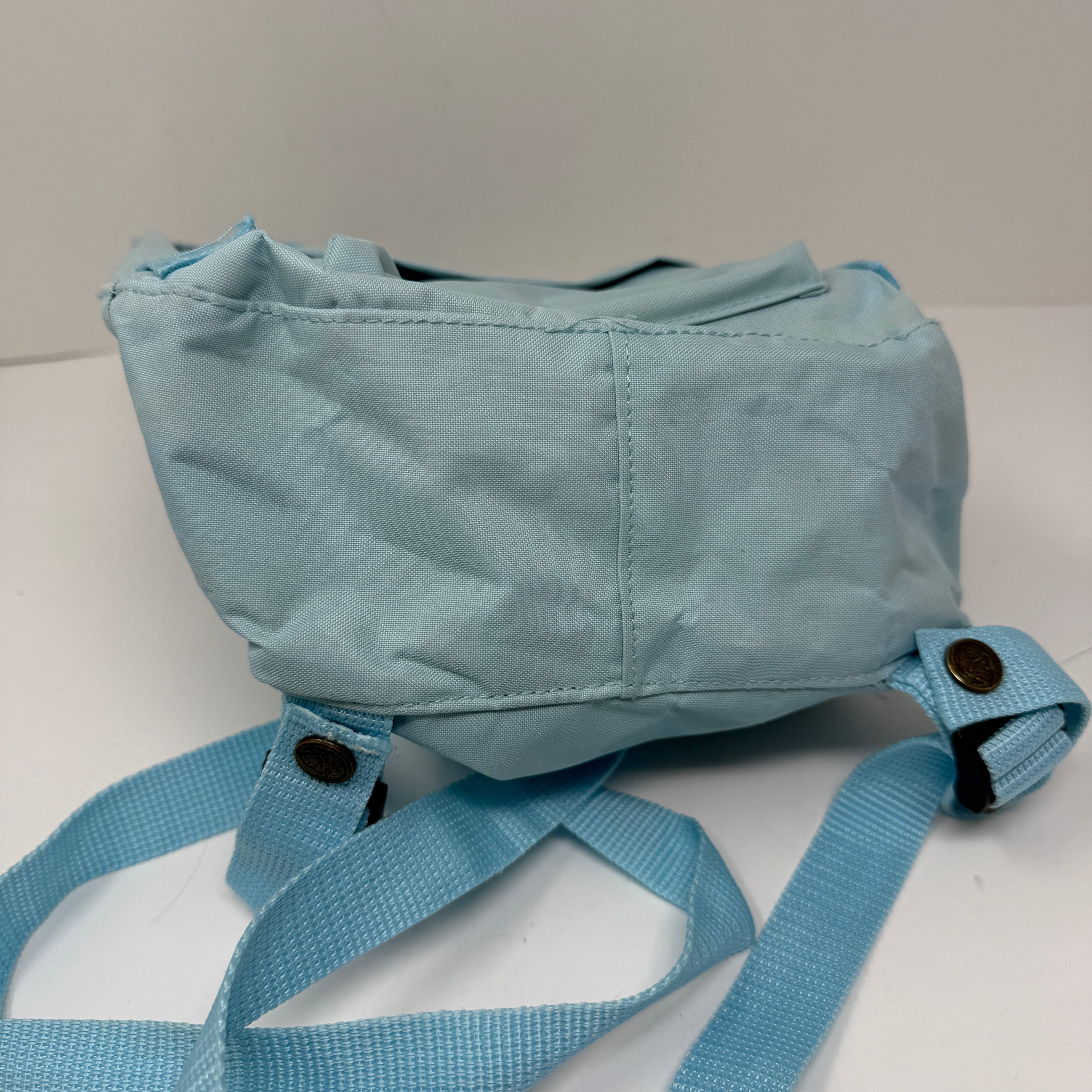 Fjallraven Kanken Woven Nylon School Work Commuter Travel Backpack Bag Blue