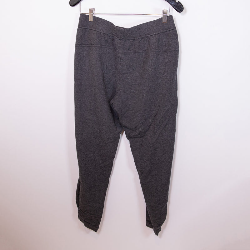 Lululemon Twisted &amp; Tucked 25" Mid Rise Crop Jogger Pants Heathered Mod Black 8