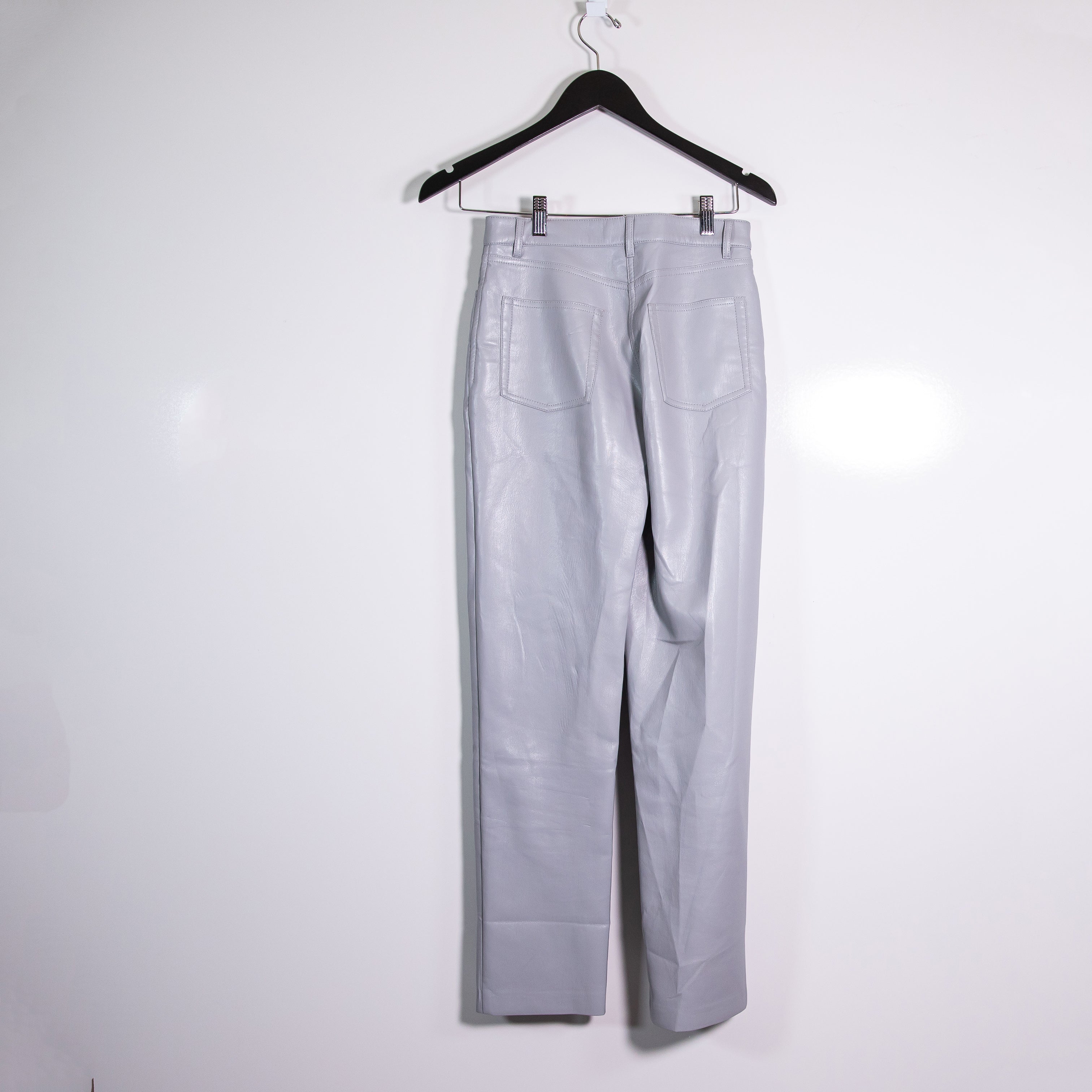 Wilfred Aritzia The Melina High Waisted Faux Vegan Leather Straight Leg Pants 2