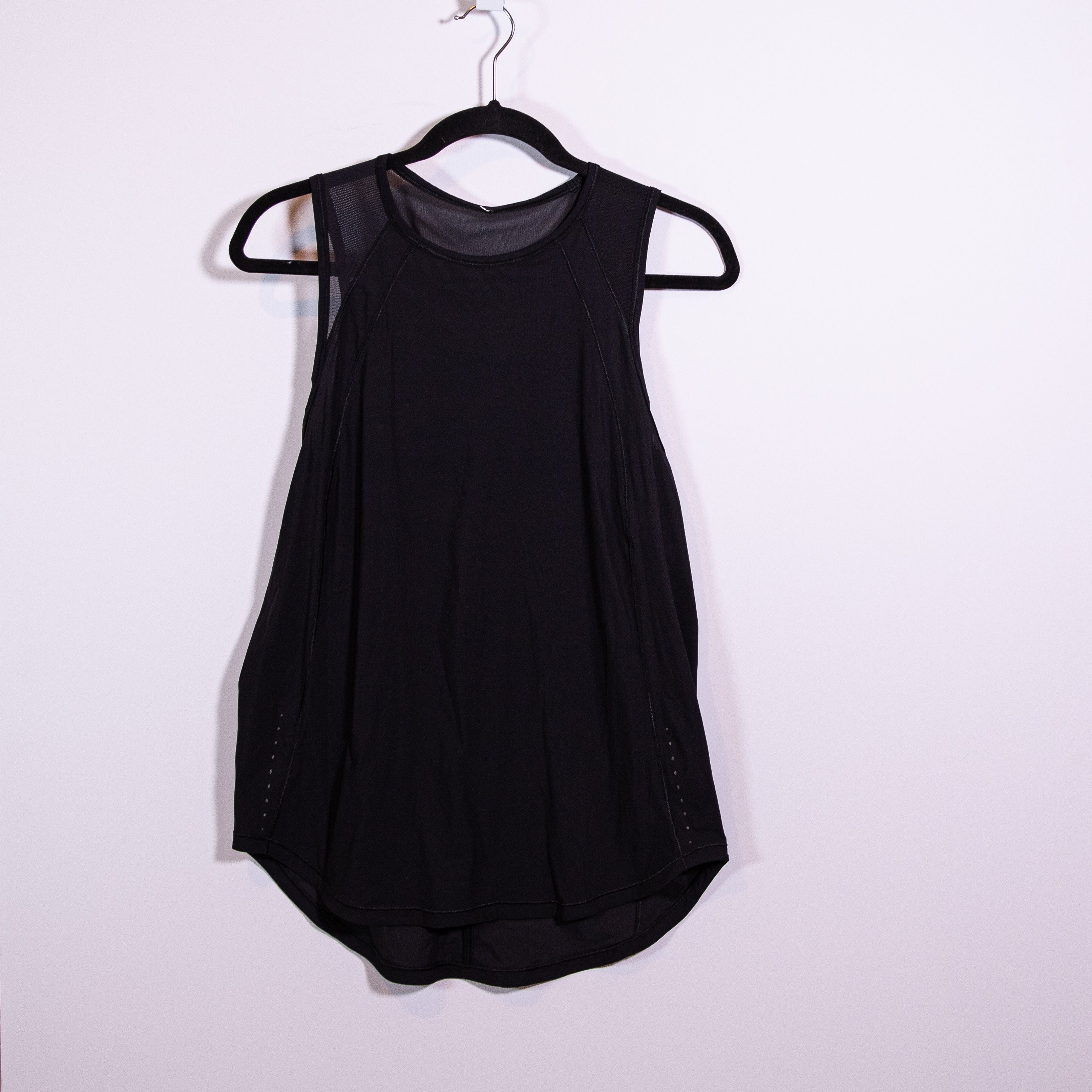 Lululemon Women's Sculpt Sleeveless Cut Out Mesh Athletic Work Out Tank Top M