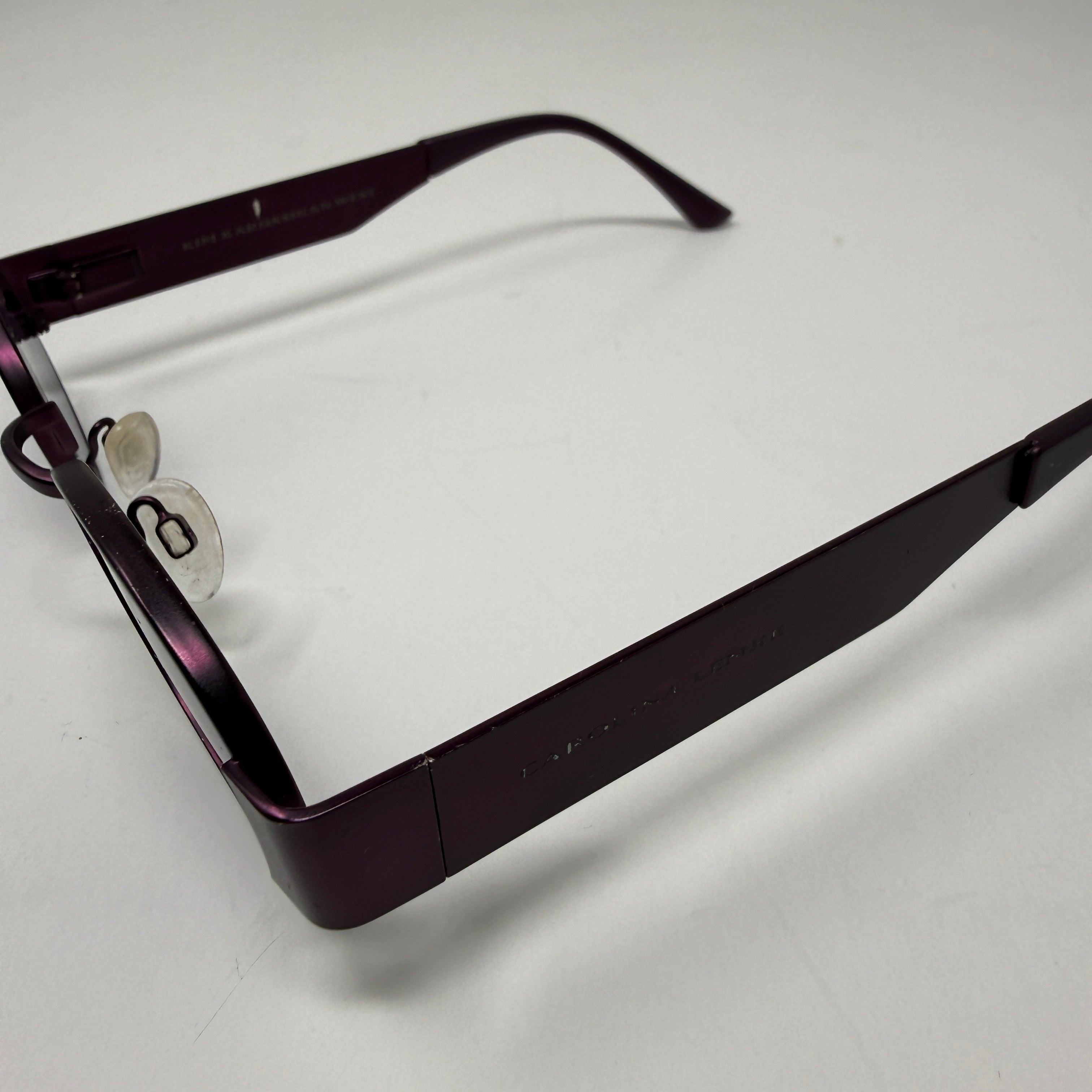 Carolina Lemke x Kim Kardashian West Round Lenses Metal Frame Purple Sunglasses
