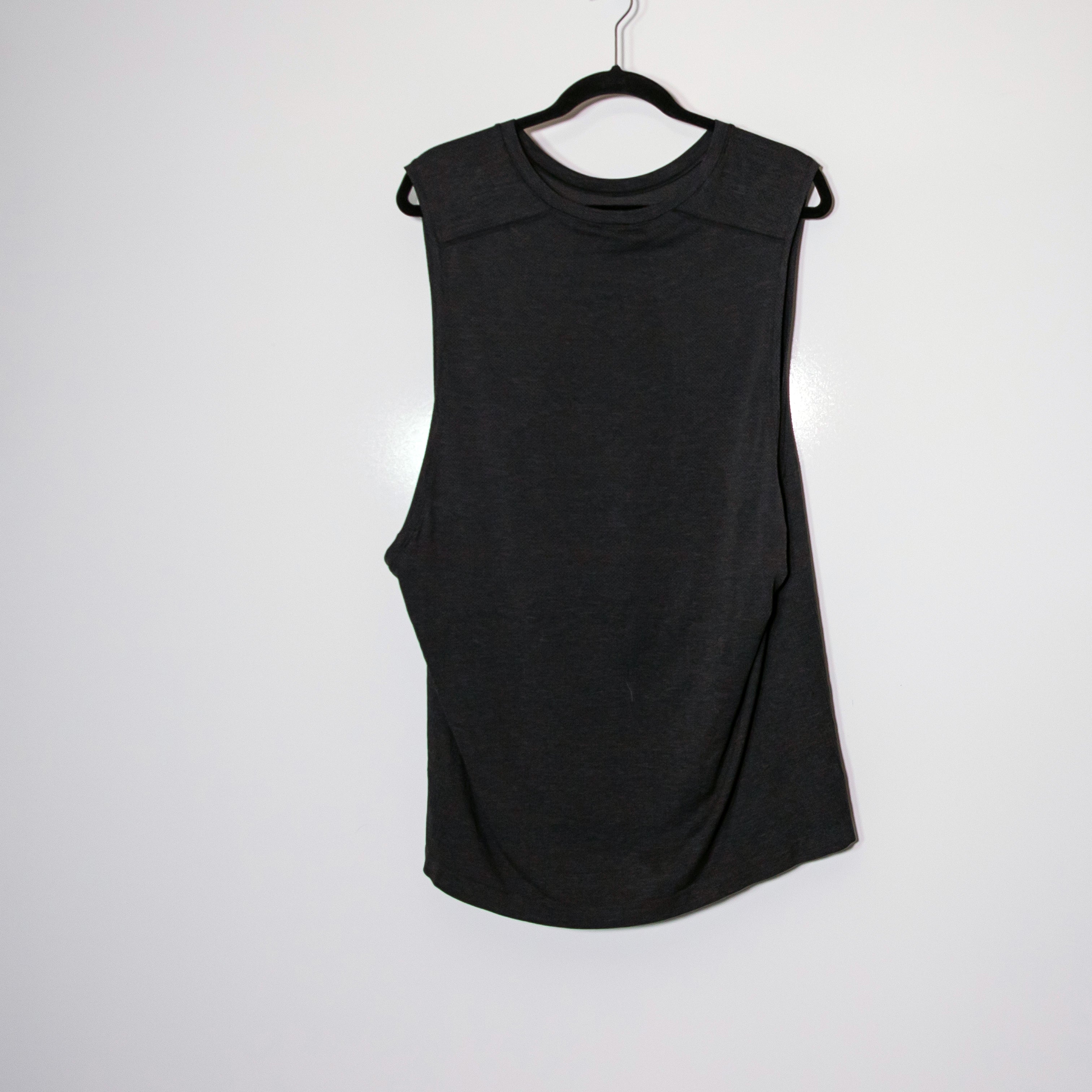 Lululemon Men's Metal Vent Tech Sleeveless Tank Top Shirt 2.0 Solid Black XXL