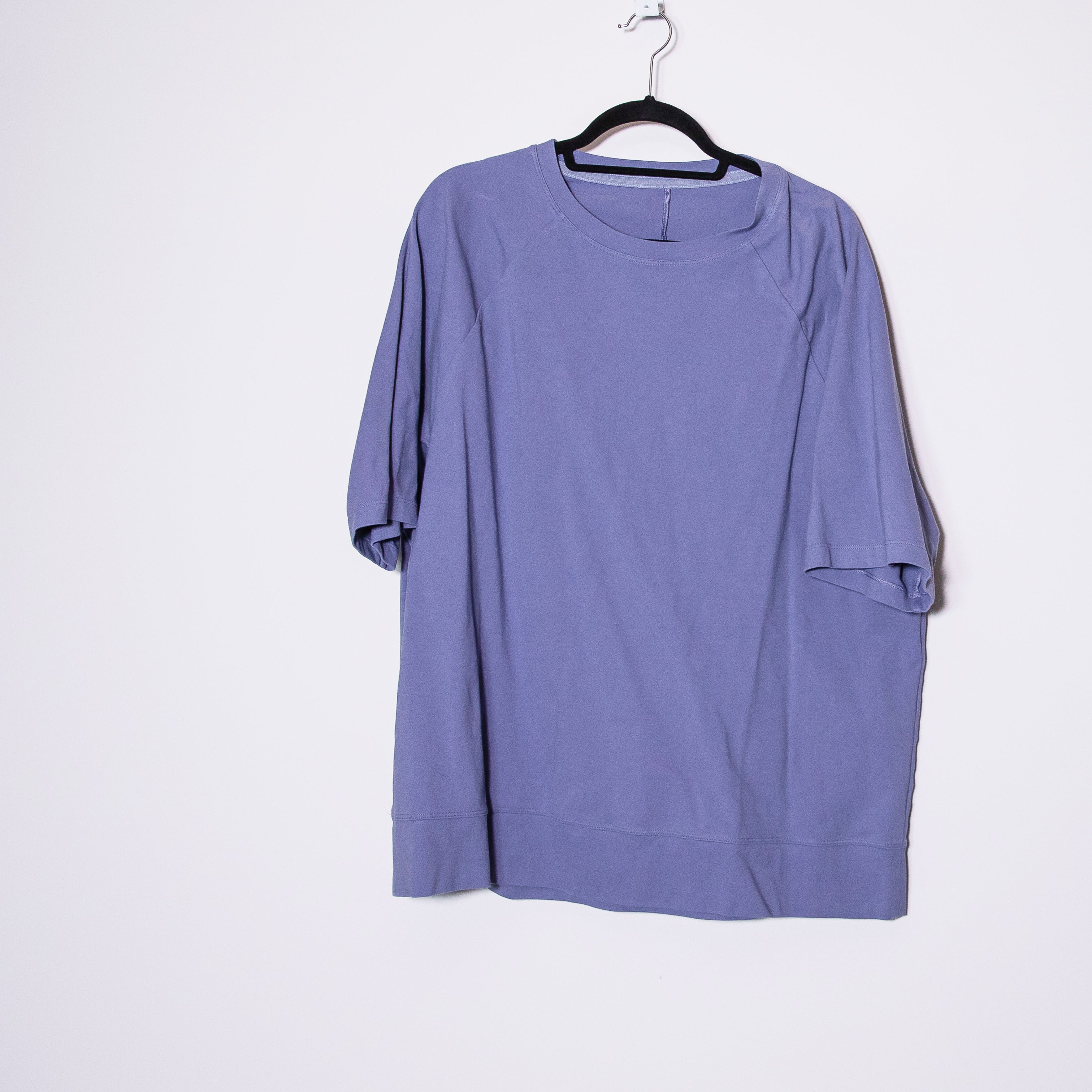 Lululemon Men's Heavyweight Crepe Cotton Short Sleeve Shirt Top Peri Purple XXL