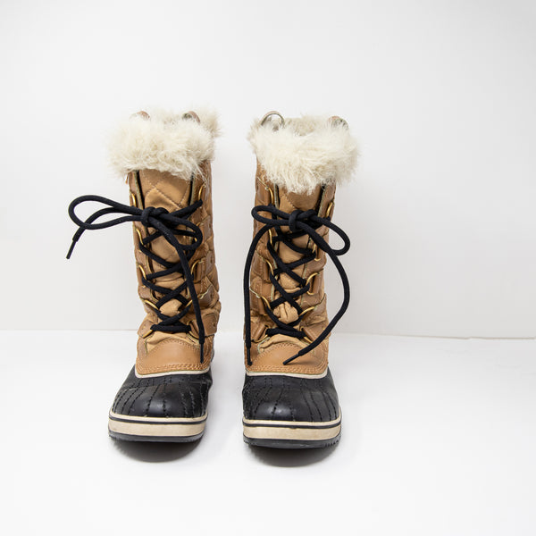 Sorel Women's Tofino Quilted Lace Up Waterproof Snow Winter Boots Shoes 8.5