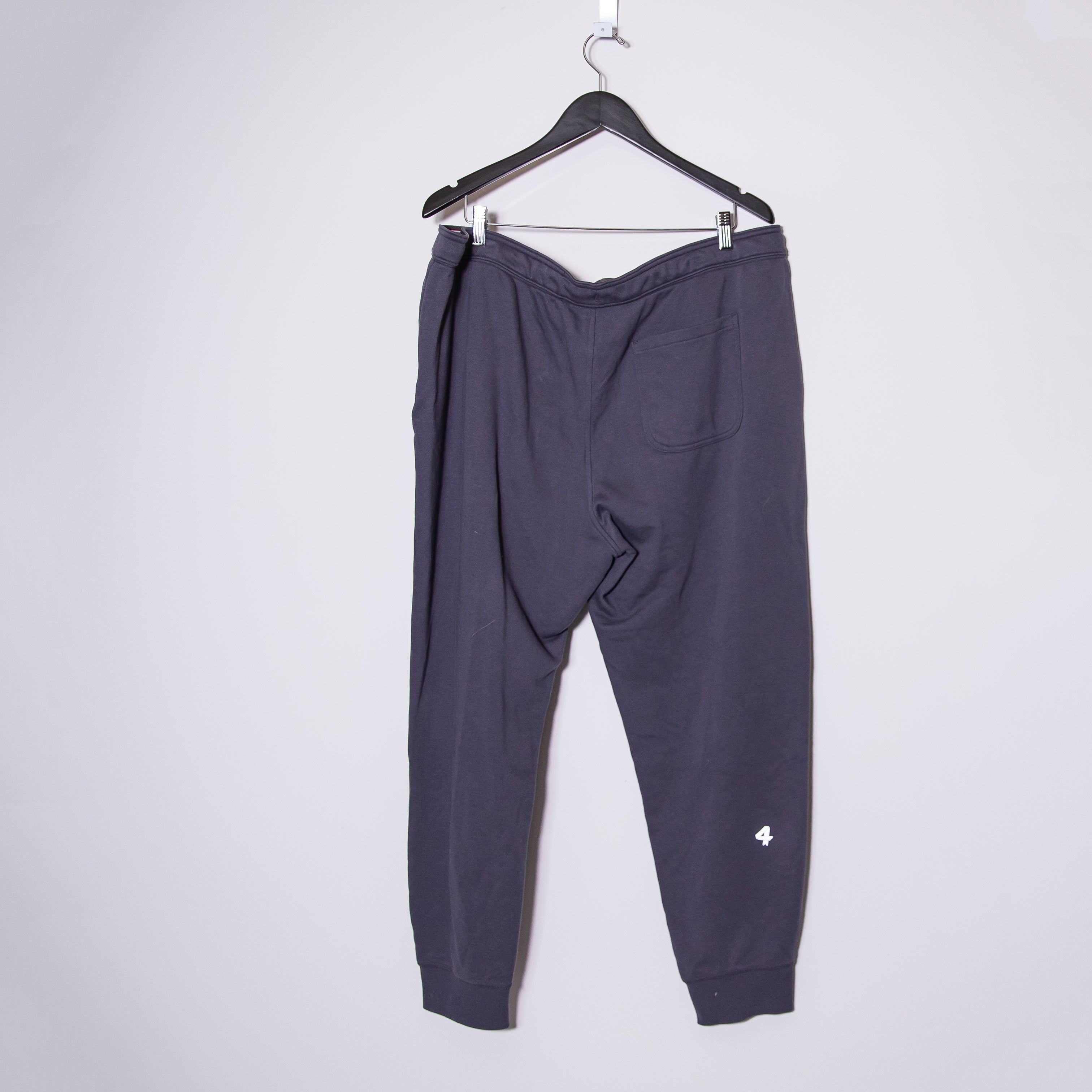 Fourlaps x Peloton Men's Cotton Terry Lined Ankle Crop Joggers Pants Blue XXL