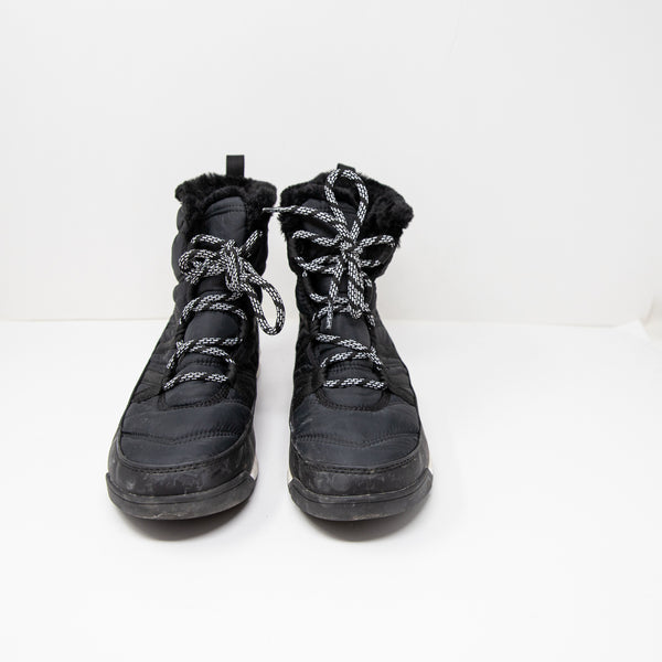 Sorel Women's Whitney II Plus Waterproof High Top Lace Boot Sneakers Shoes Black