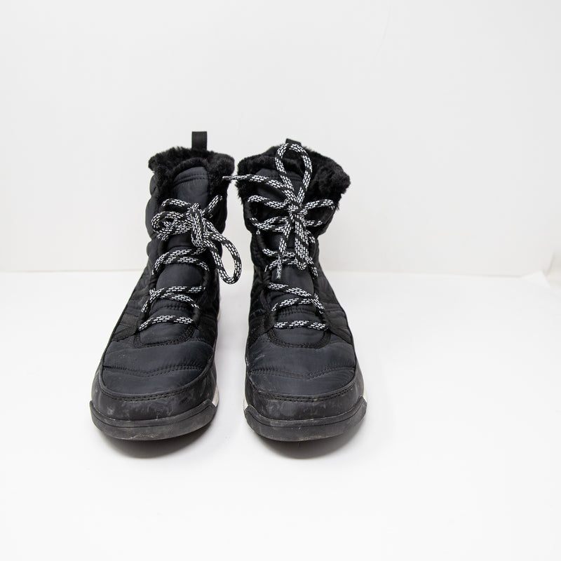 Sorel Women's Whitney II Plus Waterproof High Top Lace Boot Sneakers Shoes Black