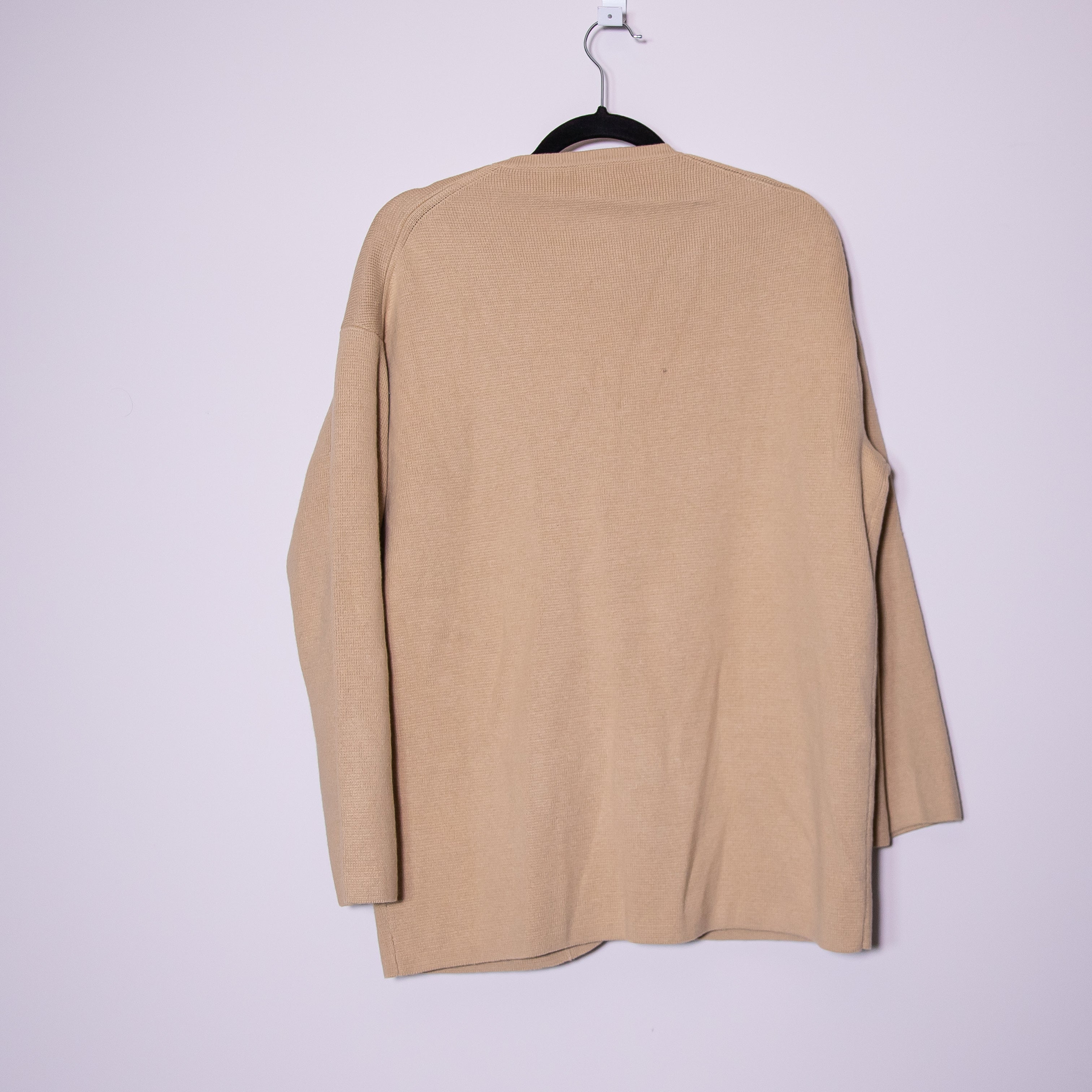 NEW J. Crew Long V Neck Knit Oversized Sweater Blazer Cardigan Button Front M