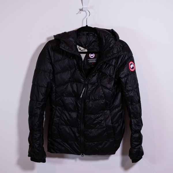 NEW Canada Goose Women's Abbott Hoody Full Zip Lightweight Jacket Black Small