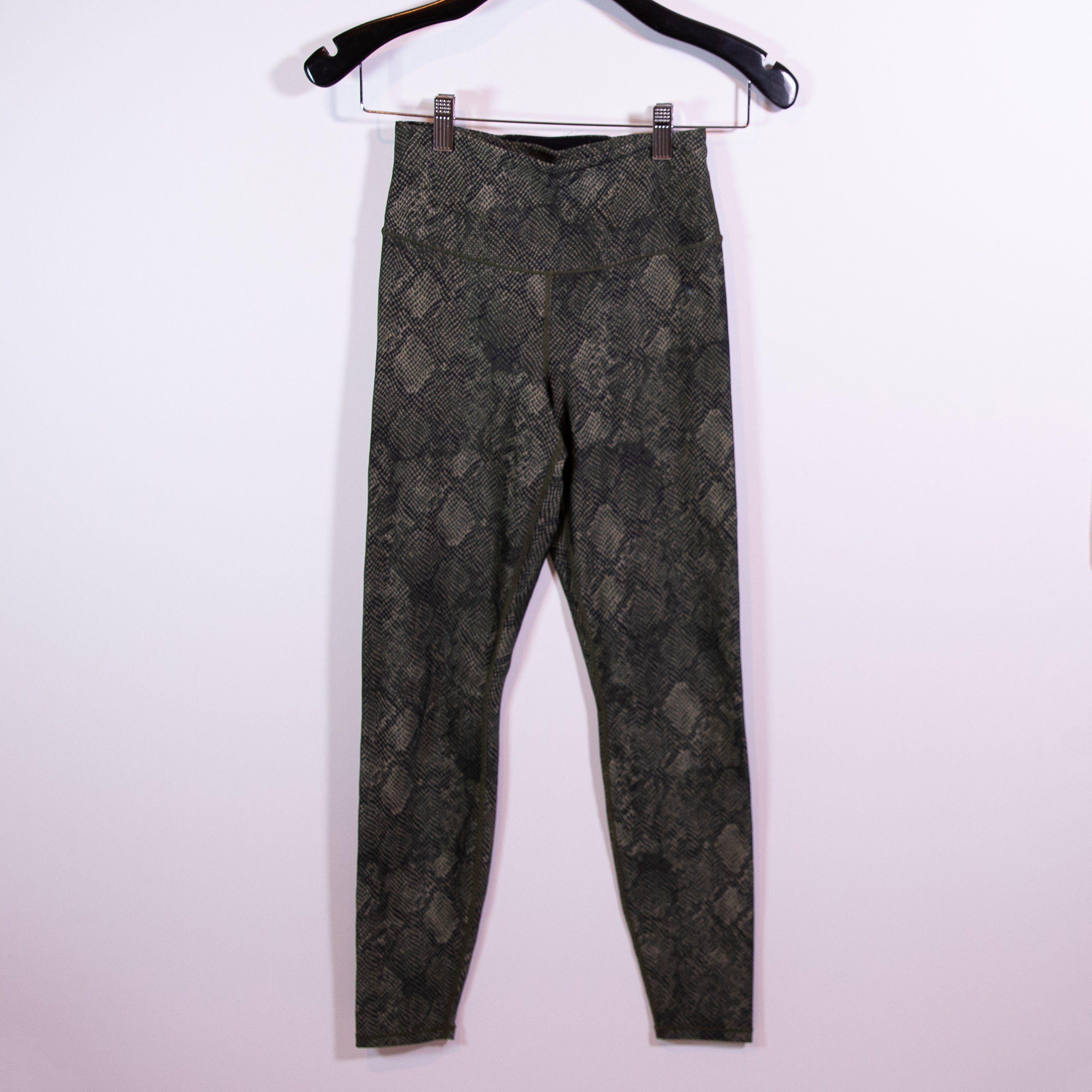 Good American Women's Core Strength High Waisted Snake Animal Print Leggings 0