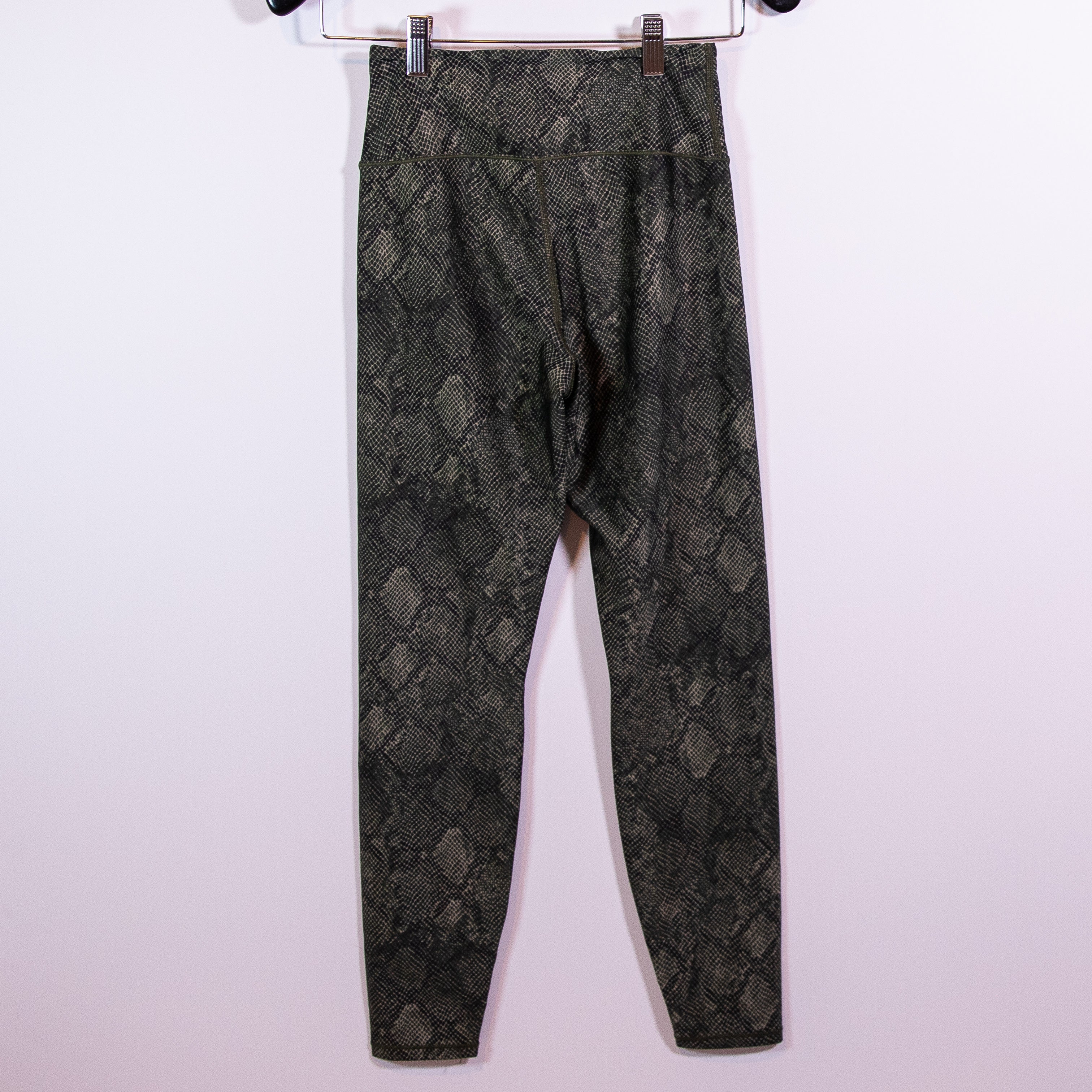 Good American Women's Core Strength High Waisted Snake Animal Print Leggings 0