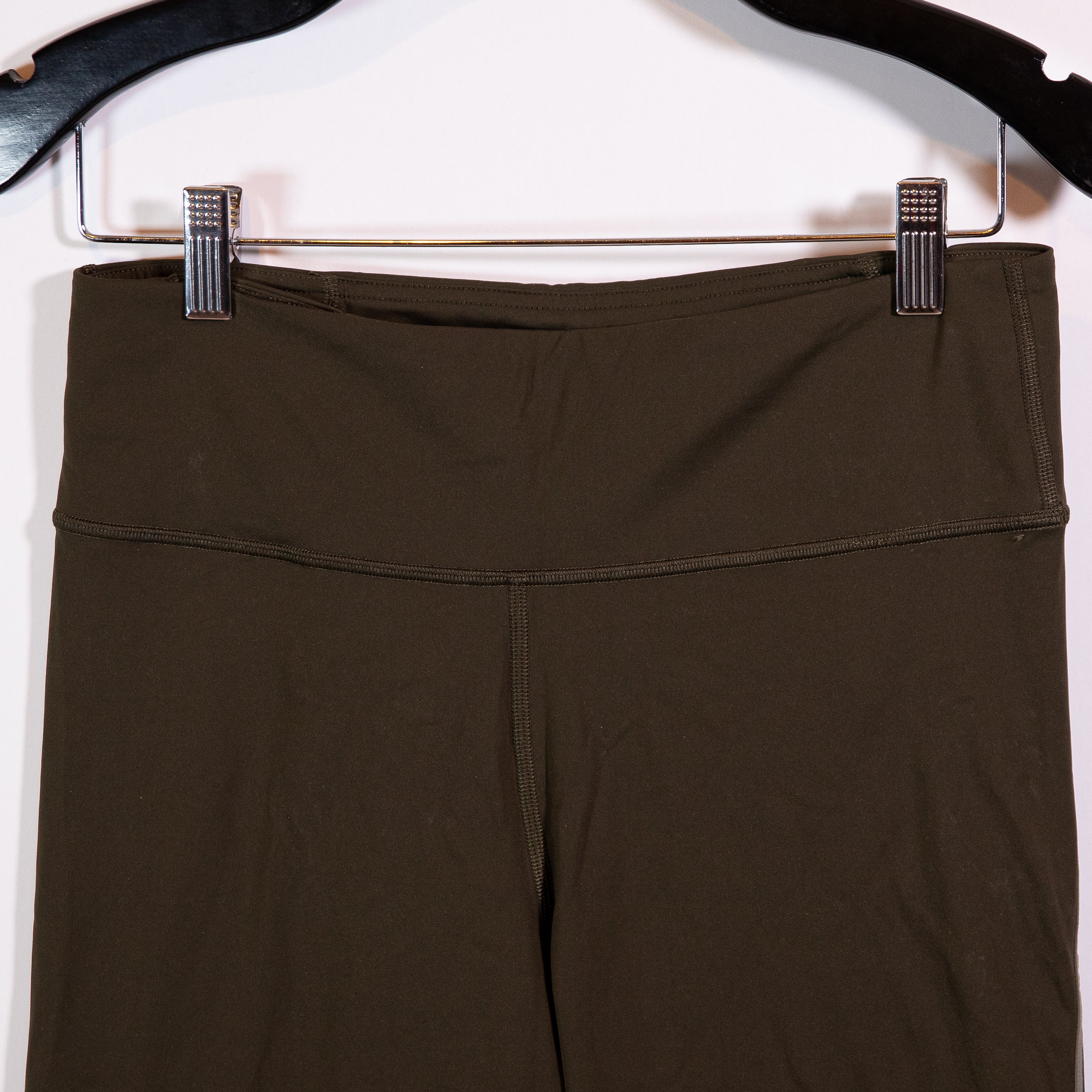 Lululemon Women's Run Crew Tight 28" Dark Olive Obsidian Grey Sage Leggings 10