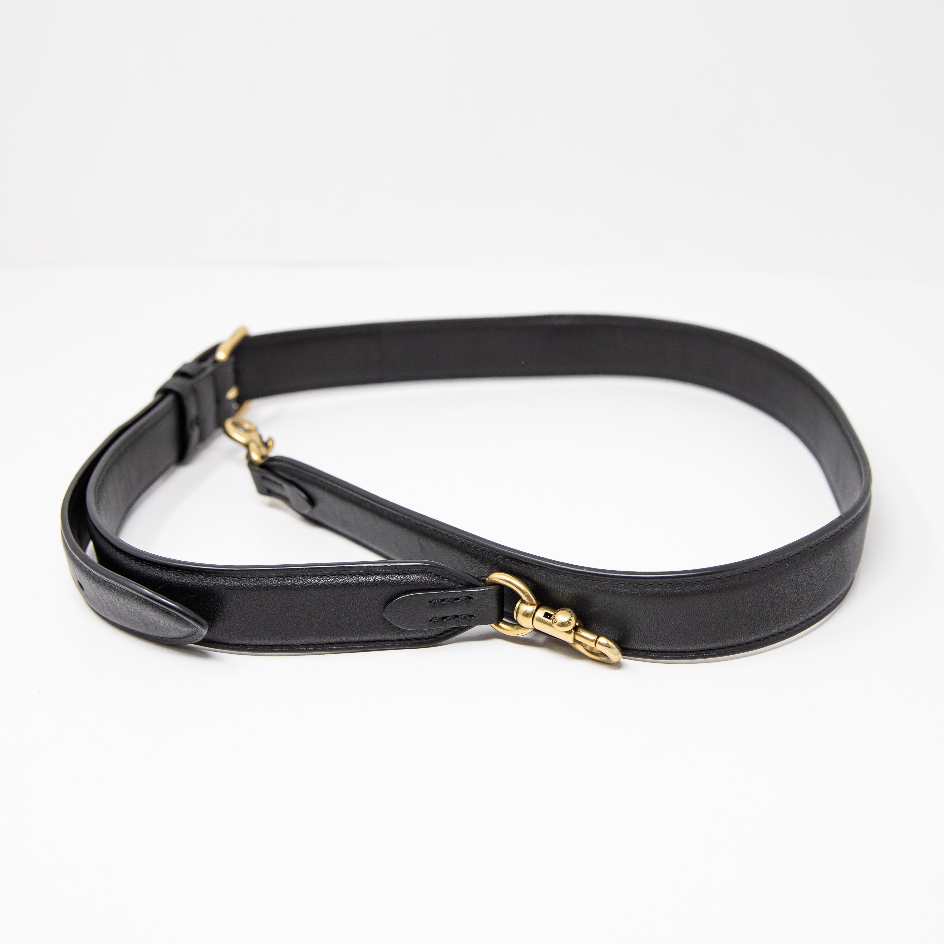 Coach Pillow Tabby Puffy Genuine Leather Top Handle Shoulder Purse Bag Black