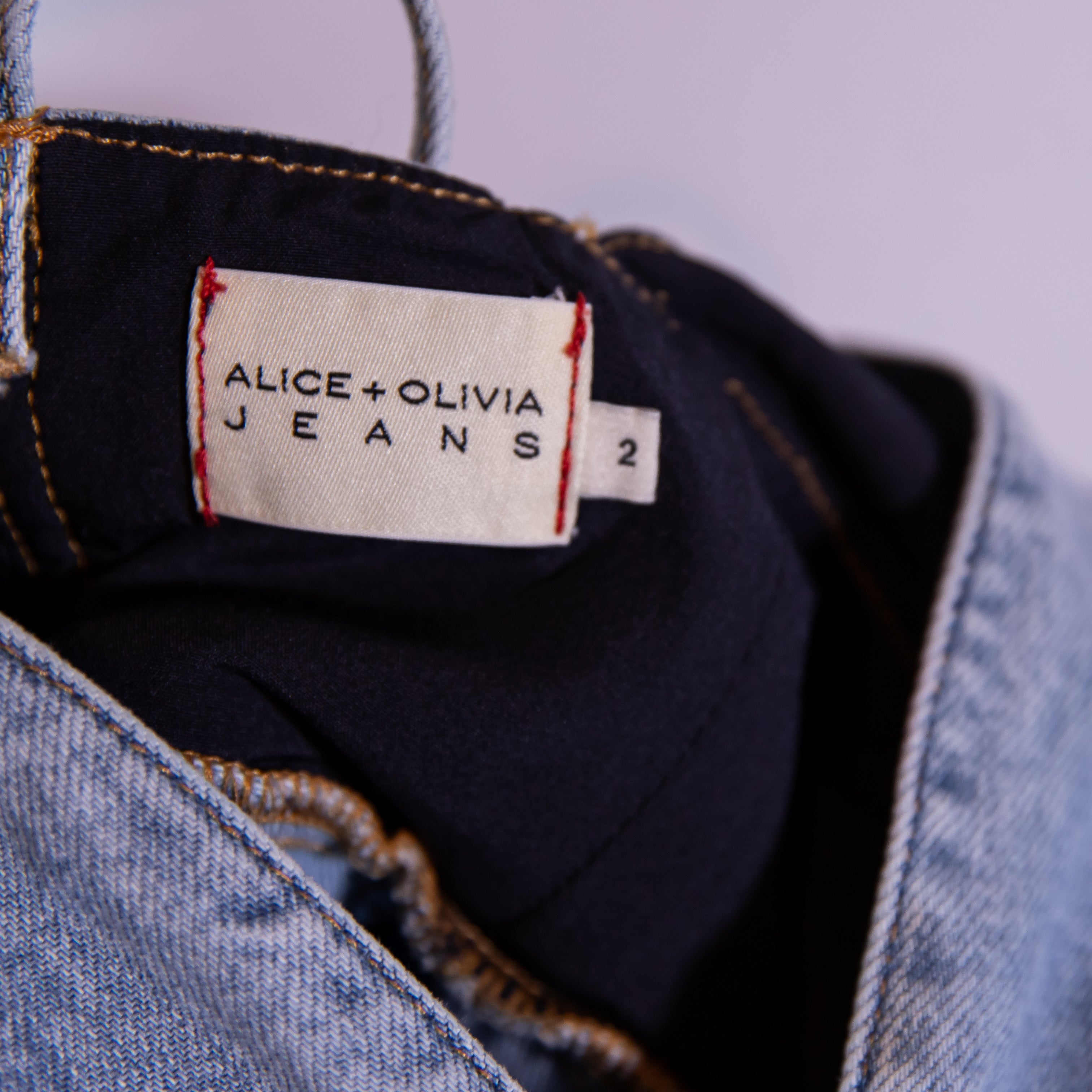 Alice + Olivia Carli Spaghetti Strap Tank Cotton Denim Mini Dress Rockstar 2