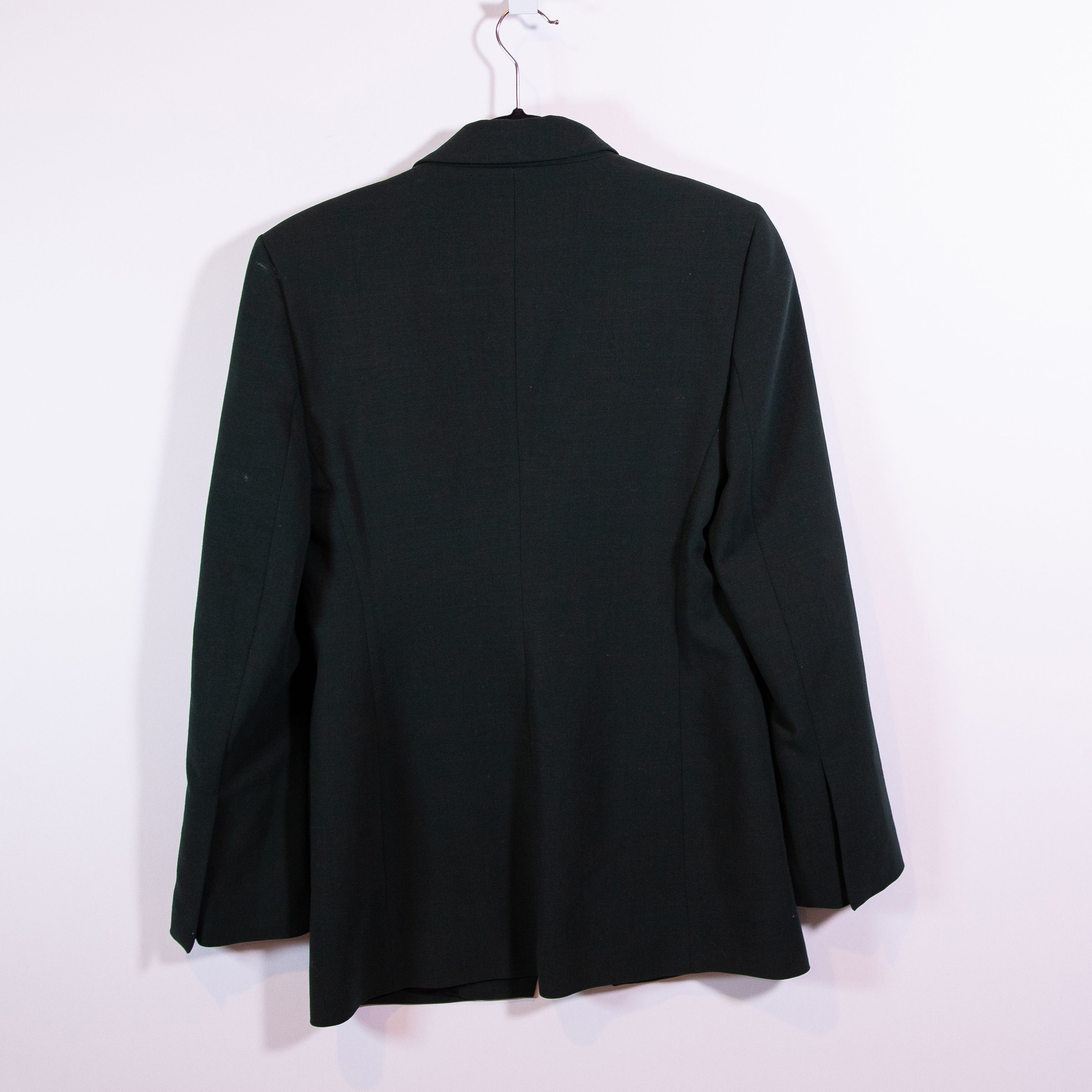 Zara Women's Crepe One Button Asymmetrical Draping Structured Blazer Jacket XS