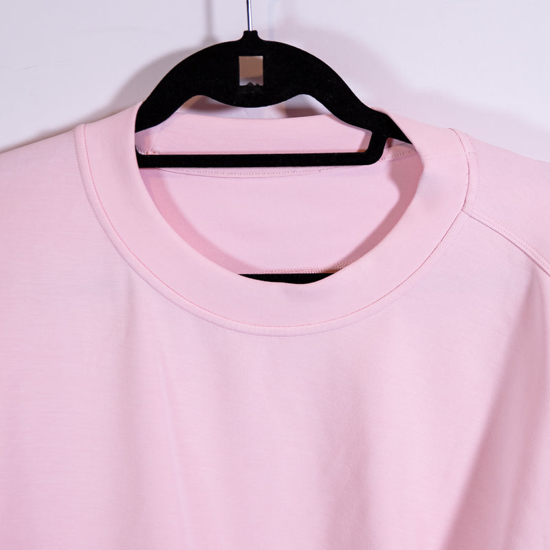 Lululemon Women's Softstreme Perfectly Oversized Cropped Crew Vitapink Sweater M