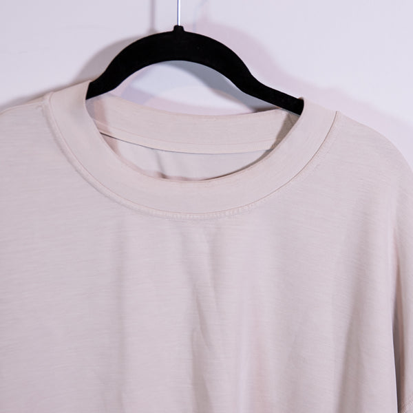 Lululemon Women's Softstreme Perfectly Oversized Cropped Crew White Opal Sweater