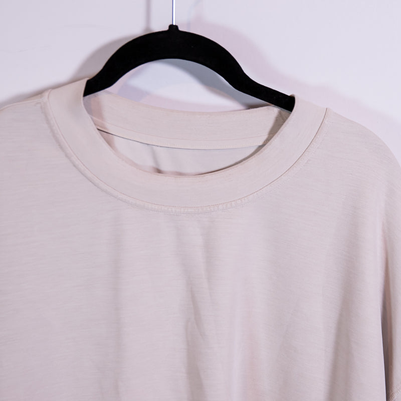 Lululemon Women's Softstreme Perfectly Oversized Cropped Crew White Opal Sweater
