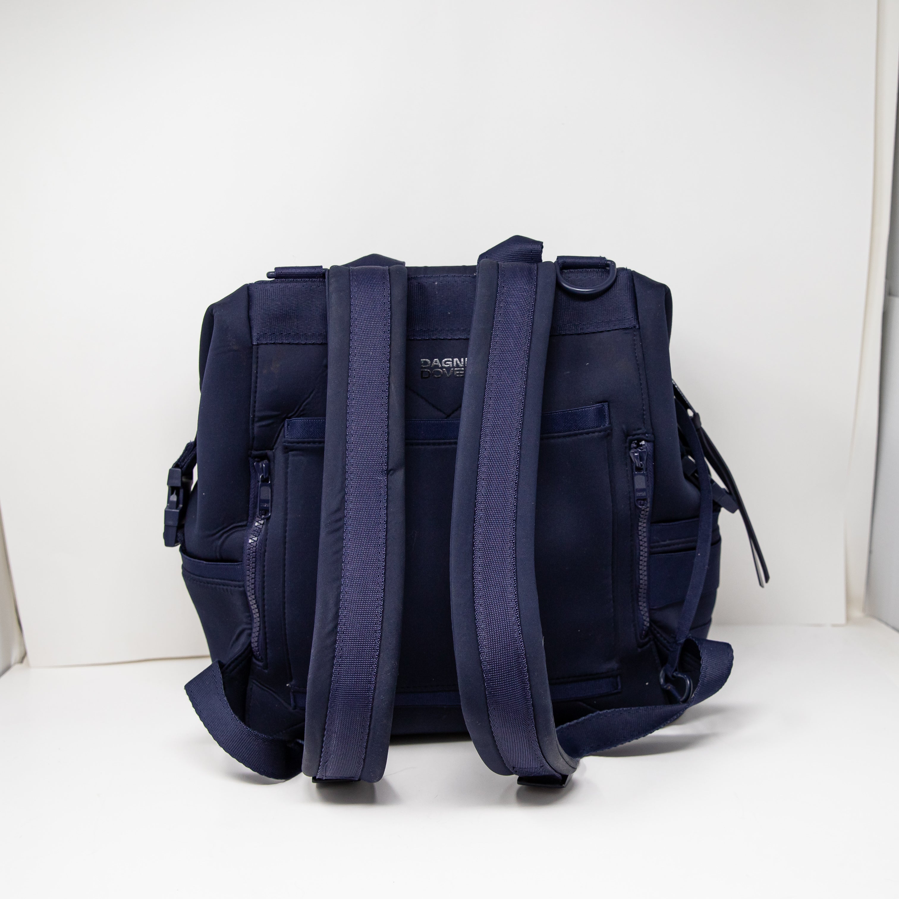 Dagne Dover Indi Neoprene Stretch Diaper Travel Work School Backpack Bag Storm