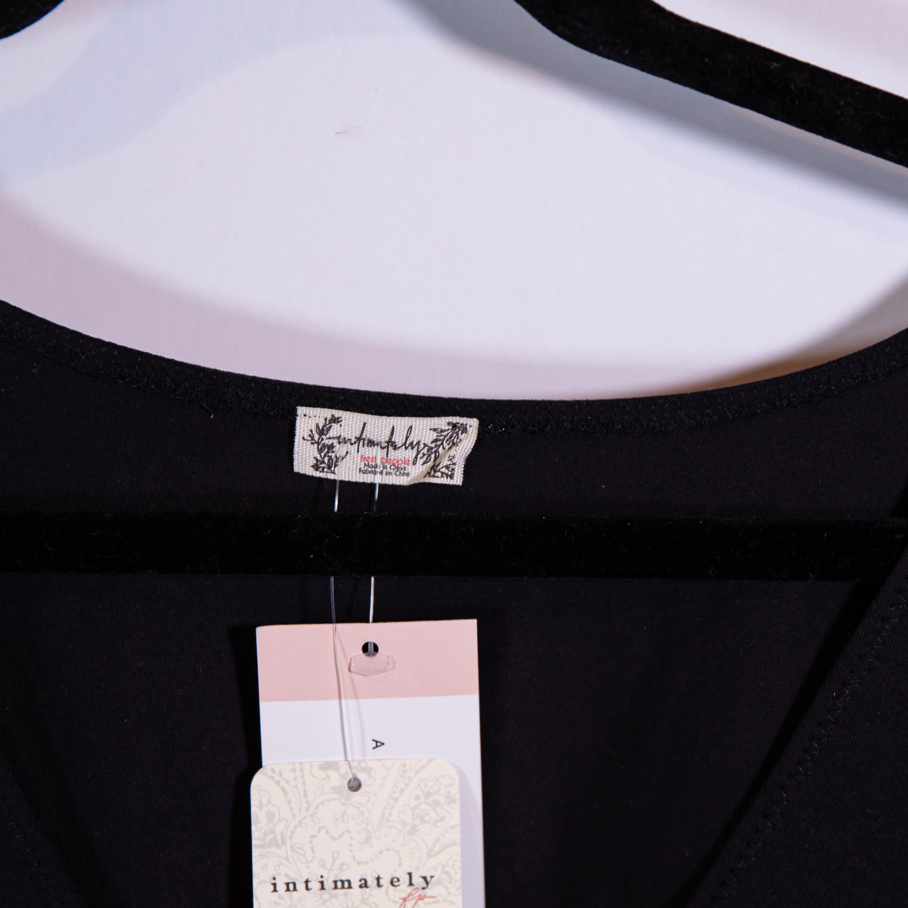 NEW Free People Intimately Va Va Voop Long Sleeve Bodysuit Blouse Top Black XL