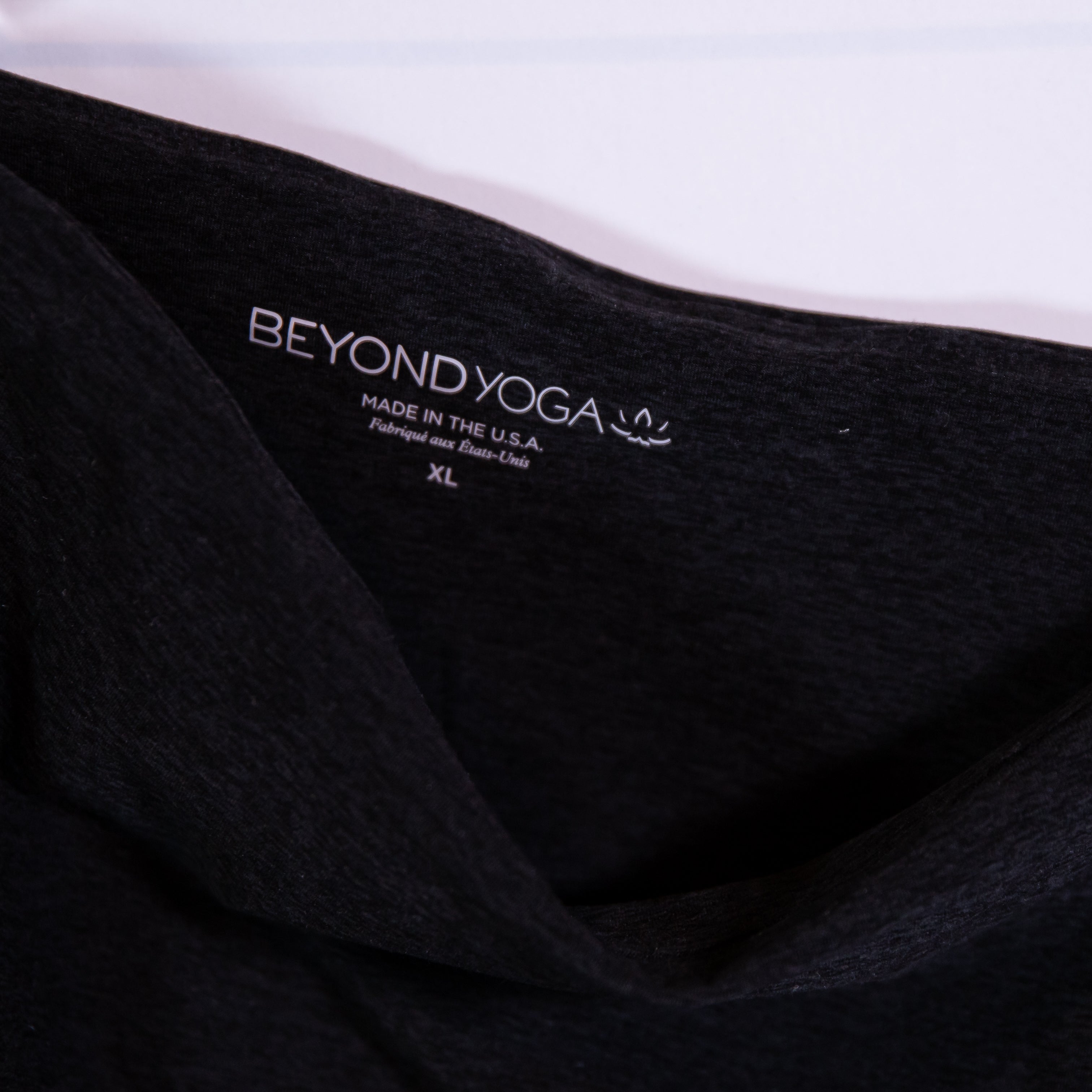 Beyond Yoga Spacedye One Shoulder Cropped Athletic Sports Tank Top Black XL