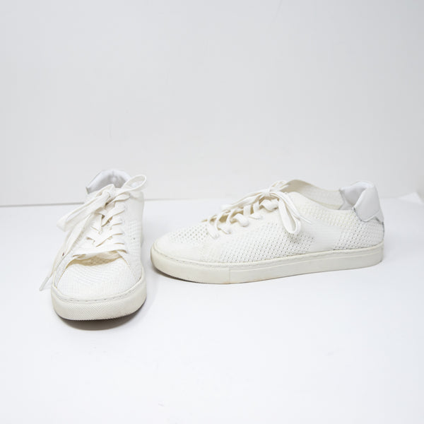 Reiss Brackley Genuine Leather Trim Perforated Mesh Low top Lace Up Sneaker Shoe